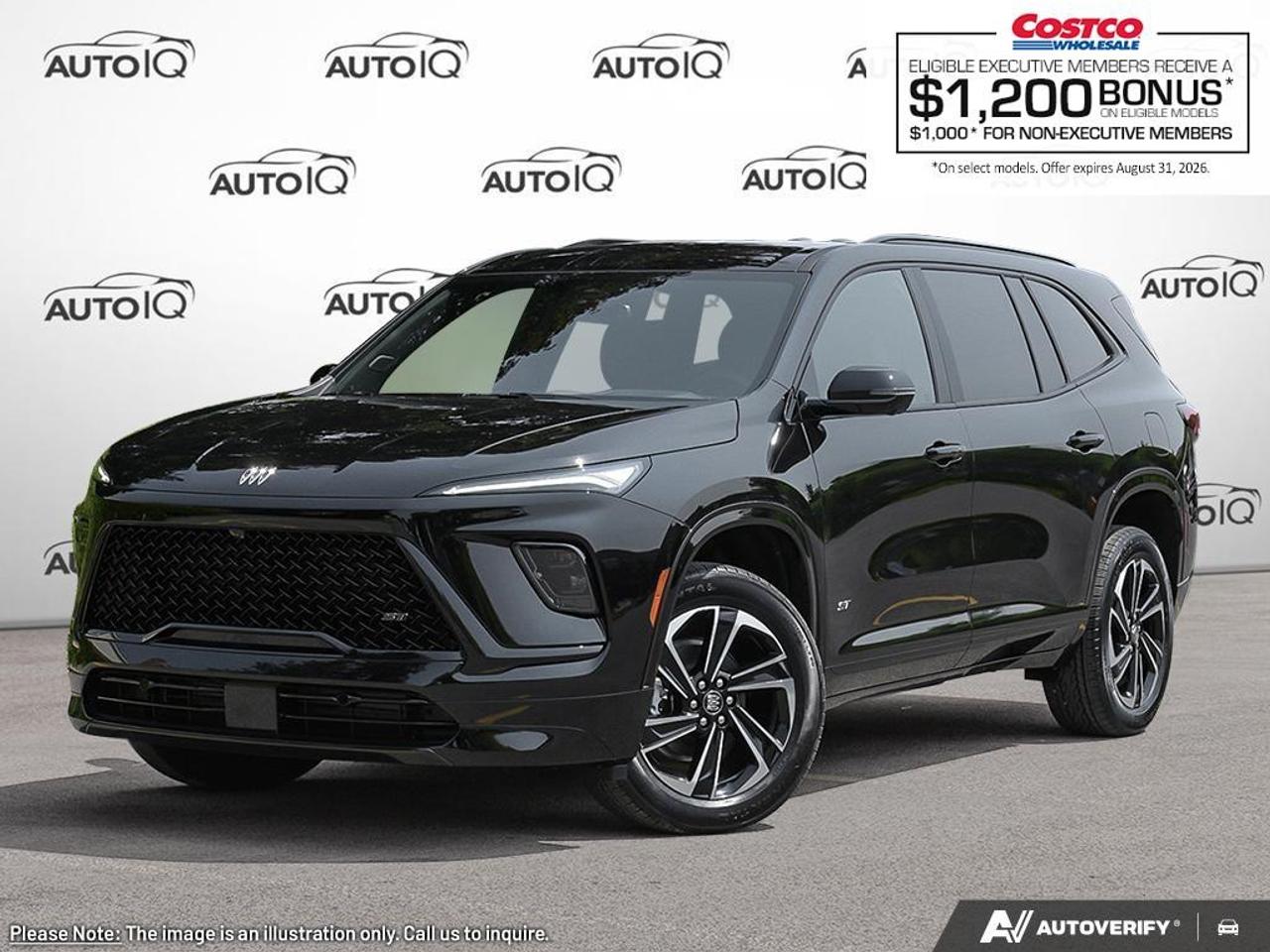 <p>Equipped with $5,905 in factory options. <b>OEM OPTIONS: </b>TWILIGHT METALLIC , WITH SKY COOL GREY AND INTERIOR ACCENTS PERFORATED LEATHERETTE SEAT TRIM , SUNROOF PWR PANORAMIC SUNROOF , LPO INTEGRATED CARGO LINER , ENG 2.5L TURBO DOHC SIDI WITH VARIABLE VALVE TIMING (VVT) , 8-SPEED A/T ELECTRONICALLY CONTROLLED , LPO FLOOR LINER PKG , FLOOR , LPO ALL-WTHR MATS FIRST AND SECOND ROWS , LPO ALL-WEATHER FLOOR LINER THIRD ROW , PWR PKG , SPORT TOURING PREF EQUIP GRP<br><br><b>PERFORMANCE & CAPABILITY: </b>Experience the latest in automotive design with this new <b>2026 Buick Enclave Sport Touring</b> finished in Ebony Twilight Metallic with a Ebony With Sky Cool Grey And Ebony Interior Accents, Perforated Leatherette Seat Trim interior, creating a sleek, powerful, and unified monochrome look. As a versatile Sport Utility Vehicle (SUV), it combines a commanding view of the road with flexible cargo space and seating, perfect for various lifestyles. Powered by a responsive <b>2.5L 4cyl</b> engine paired with a smooth <b>8 Speed Automatic</b> and a confident <b>AWD</b> system.<br><br><b>PROFILE & PEDIGREE: </b><br> - <b>Shop with Confidence:</b> Over <b>26</b> high-resolution photos are online for you to view every detail.<br><br><b>MODEL REVIEWS: </b>Known for its exceptionally quiet cabin ("QuietTuning"), smooth ride, and spacious three-row seating, offering near-luxury comfort. The <b>All-Wheel Drive</b> system provides enhanced traction and stability, offering confident handling in all weather conditions.<br>Powered by a versatile <b>2.5L 4cyl</b>, offering a great balance of performance and fuel efficiency. Equipped with an <b>8-Speed Automatic</b> transmission, this vehicle offers a perfect balance of smooth performance and decisive power delivery.<br><br><b>EQUIPMENT: </b><br><b>Safety & Driver Assistance:</b> TRACTION CONTROL, ABS BRAKES, BRAKE ASSIST, DUAL FRONT IMPACT AIRBAGS, DUAL FRONT SIDE IMPACT AIRBAGS, IGNITION DISABLE<br><b>Comfort & Convenience:</b> POWER WINDOWS, POWER STEERING, 1-TOUCH DOWN, 1-TOUCH UP, AUTO-DIMMING DOOR MIRRORS, AUTO-DIMMING REARVIEW MIRROR<br><b>Technology & Entertainment:</b> NAVIGATION SYSTEM, TACHOMETER, COMPASS, OUTSIDE TEMPERATURE DISPLAY<br><b>Performance & Capability:</b> TRAILER HITCH, FOUR WHEEL INDEPENDENT SUSPENSION, FRONT ANTI-ROLL BAR, REAR ANTI-ROLL BAR, SPEED-SENSING STEERING, ENG 2.5L TURBO DOHC SIDI WITH VARIABLE VALVE TIMING (VVT)<br><b>Exterior & Styling:</b> SPOILER, DELAY-OFF HEADLIGHTS, FULLY AUTOMATIC HEADLIGHTS, TURN SIGNAL INDICATOR MIRRORS, AUTO HIGH-BEAM HEADLIGHTS, WITH SKY COOL GREY AND INTERIOR ACCENTS PERFORATED LEATHERETTE SEAT TRIM<br><br>Visit us to explore the features and condition of this excellent <b>Buick Enclave</b>.<br><br></p> <p></p> <h4>YOUR DRIVE, SIMPLIFIED BY AUTOIQ</h4> <p><em><strong>BUY WITH COMPLETE CONFIDENCE!</strong></em></p> <p>Shop online or in-store, any way you want it. Get a virtual trade estimate & appraisal and virtual credit approval & eSignature! Buying a new vehicle is a significant purchase, and we want to ensure that you LOVE it! Whether you are purchasing a new or quality pre-owned vehicle from us, we offer attractive financing rates and flexible terms! Bad credit? No credit? Bankruptcy? Newcomer? Don't worry! We've got special programs to help you get that long-needed vehicle with the financing that you need! We accept all credit applications O.A.C. See us for more details.</p><p></p>

<h4>YOUR DRIVE, SIMPLIFIED BY AUTOIQ</h4>

<p><em><strong>BUY WITH COMPLETE CONFIDENCE!</strong></em></p>

<p>Shop online or in-store, any way you want it. Get a virtual trade estimate & appraisal and virtual credit approval & eSignature! Buying a new vehicle is a significant purchase, and we want to ensure that you LOVE it! Whether you are purchasing a new or quality pre-owned vehicle from us, we offer attractive financing rates and flexible terms! Bad credit? No credit? Bankruptcy? Newcomer? Dont worry! Weve got special programs to help you get that long-needed vehicle with the financing that you need! We accept all credit applications O.A.C. See us for more details.</p>