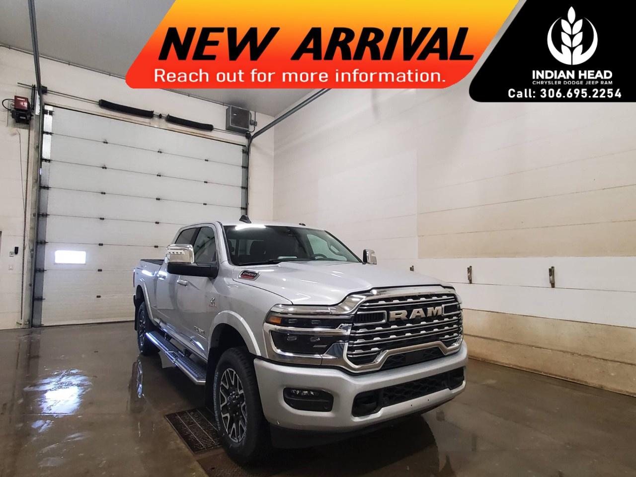 <p>Introducing the 2026 Ram 2500 Limited Longhorn in an elegant silver finish, equipped with a robust 4x4 drivetrain that enhances its impressive handling capabilities. Perfect for both rugged terrains and smooth city roads, this new truck marries power with style.</p><p>The exterior of the Ram 2500 commands attention with its metallic silver hue, complemented by sophisticated alloy wheels. Step inside to discover a luxurious silver interior that harmonizes comfort with class, complete with top-tier amenities such as heated and cooled seats and running boards for easy entry.</p><p>For tech-savvy drivers, this vehicle is a dream come true. The state-of-the-art navigation system and smart device integration keep you connected while on the move. Safety features like a backup camera, lane assist, and parking sensors provide peace of mind, knowing youre in control and secure. Additionally, enjoy the convenience of keyless entry, push-button start, and a remote start feature that suits todays fast-paced lifestyle.</p><p>If youre looking for a blend of luxury, power, and advanced technology, this Ram 2500 Limited Longhorn is the ideal choice. Suiting both families and professionals, it's a perfect companion for those who demand excellence. Contact our dealership to learn more and to drive away in confidence with your new 2026 Ram 2500 today!</p>