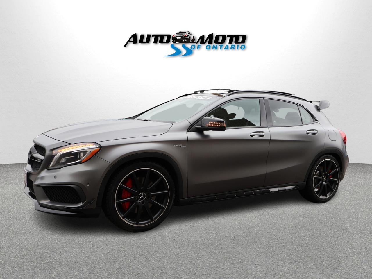 2017 Mercedes-Benz GLA GLA45 AMG AWD CERTIFIED *M.B MAINTAIN* CAMERA NAV BLUETOOTH LEATHER HEATED SEATS SUNROOF CRUISE ALLOYS Photo