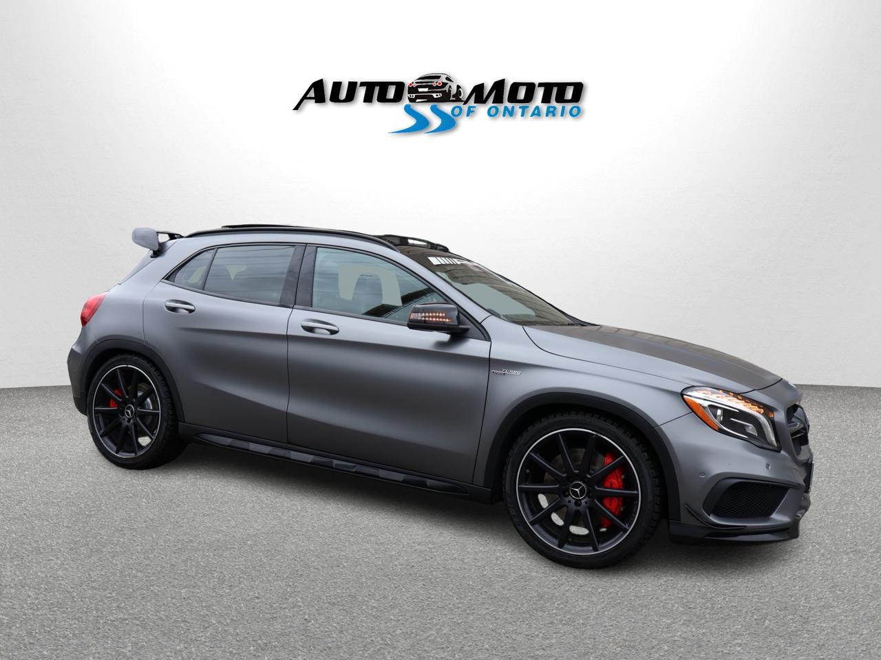 2017 Mercedes-Benz GLA GLA45 AMG AWD CERTIFIED *M.B MAINTAIN* CAMERA NAV BLUETOOTH LEATHER HEATED SEATS SUNROOF CRUISE ALLOYS Photo