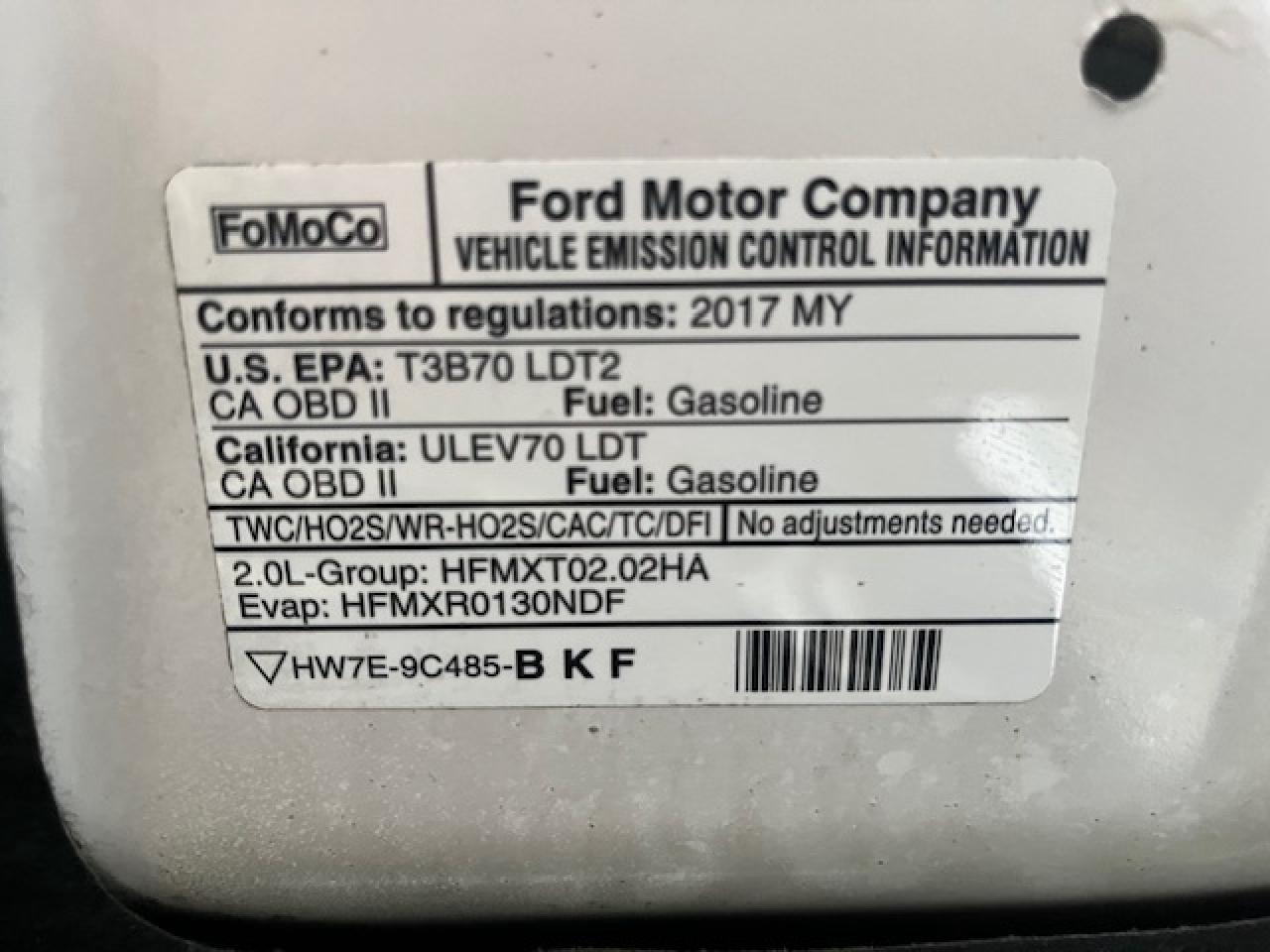 2017 Ford Escape 4WD 4DR TITANIUM Photo