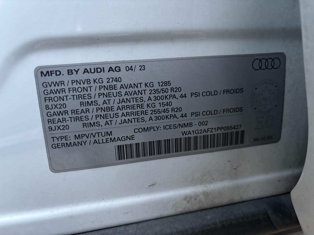 2023 Audi Q4 e-tron 50 quattro Photo