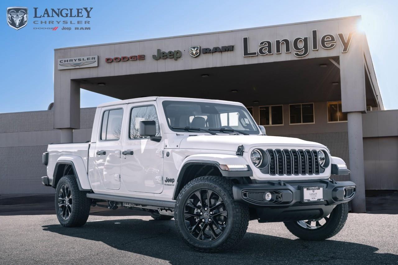 <p><strong>2026 Jeep Gladiator NightHawk 4x4</strong></p><p>The 2026 Jeep Gladiator NightHawk is a bold, limited-edition pickup that blends the open-air freedom of a Wrangler with a sophisticated, blacked-out aesthetic. Built on the capable Sport S foundation, the NightHawk adds exclusive 20-inch gloss black wheels, body-colour fender flares, and heavy-duty hardware, making it a standout choice for those who want a custom, street-ready look without sacrificing Jeep's legendary off-road versatility.</p><ul><li><p><strong>Engine</strong>: 3.6L Pentastar VVT V6 with Engine Stop/Start (285 hp, 260 lb-ft torque)</p></li><li><p><strong>Drivetrain</strong>: Command-Trac® Part-Time 4x4 with 8-speed automatic transmission</p></li><li><p><strong>Max Towing</strong>: Up to 2,722 kg (6,000 lbs) or up to 3,492 kg (7,700 lbs) with Max Tow Package</p></li><li><p><strong>Technology</strong>: 12.3-inch Uconnect® 5 touchscreen with wireless Apple CarPlay and Android Auto</p></li><li><p><strong>Interior</strong>: Power windows/locks, remote keyless entry, and side-curtain airbags for both rows</p></li><li><p><strong>Key Features</strong>: 20-inch painted black aluminum wheels, body-colour hardtop, heavy-duty Dana 44 axles, and anti-spin differential rear axle</p></li></ul><p>Come book a test drive at Langley Chrysler, conveniently located in Langley, British Columbia.</p>*All new vehicle purchases are plus the PDI accessory installs and any price increases provided by the manufacturer. For trucks the accessories will include wheel locks, spray-in liners, and mud flaps. For all other vehicles, wheel locks are standard, other equipment may apply. Confirm with the dealer.

<p>*All prices are net of all manufacturer incentives and/or rebates and are subject to change by the manufacturer without notice. All prices plus applicable taxes, applicable environmental recovery charges, documentation of $599 and full tank of fuel surcharge of $76 if a full tank is chosen.<br />Other items available that are not included in the above price:<br />Tire & Rim Protection and Key fob insurance starting from $599<br />Service contracts (extended warranties) for up to 7 years and 200,000 kms starting from $599<br />Custom vehicle accessory packages, mudflaps and deflectors, tire and rim packages, lift kits, exhaust kits and tonneau covers, canopies and much more that can be added to your payment at time of purchase<br />Undercoating, rust modules, and full protection packages starting from $199<br />Flexible life, disability and critical illness insurances to protect portions of or the entire length of vehicle loan?im?im<br />Financing Fee of $500 when applicable<br />Prices shown are determined using the largest available rebates and incentives and may not qualify for special APR finance offers. See dealer for details. This is a limited time offer.</p>