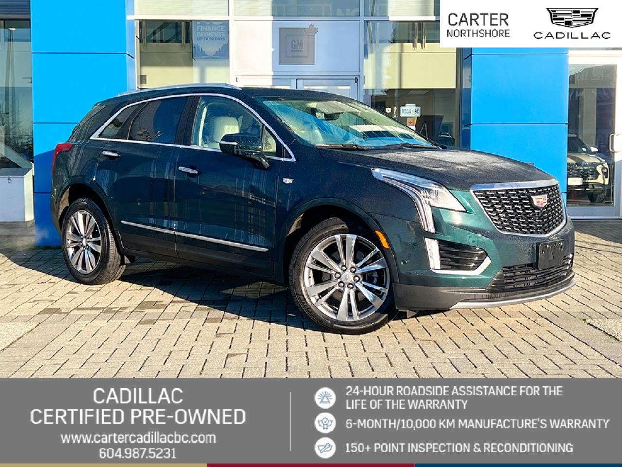 PRE-OWNED CERTIFIED | NO ACCIDENTS | ONE OWNER
All Wheel Drive, 20" 5 Spoke Polished Wheels, Ultraview Power Sunroof, Ride & Handling Suspension, Heated Front Seats, Hands-free Power Liftgate, HD Radio, Lane Keep Assist With Lane Departure Warning, Head-up Display, Adaptive Remote Start, Dual Zone Auto Climate Control, Heated Steering Wheel & Automatic Emergency Braking. Test drive today! 

WHY CARTER CADILLAC BC?

- An unrivalled vehicle purchasing experience!
- Exceeding our loyal customers expectations since 1963
- Peace of mind - 150-point vehicle inspection
- CARFAX - full vehicle service history - purchase with confidence!
- Vehicle trades welcome! Best price guaranteed!
- We provide upfront pricing, zero hidden fees, and 100% transparency
- Fast approvals and 99% acceptance rates (no matter your current credit status!)
- Multilingual staff (many languages spoken)
- Comfortable non-pressured environment with in-store television, WIFI and a childrens play area!
- In-store restaurant: fresh daily menu (Burnaby location only)




Were here to help you drive the vehicle you want, the vehicle you deserve!

QUESTIONS? GREAT! WEVE GOT ANSWERS!
To speak with a friendly vehicle specialist - CALL NOW!
(Doc. Fee: $598.00 Dealer Code: D10743)