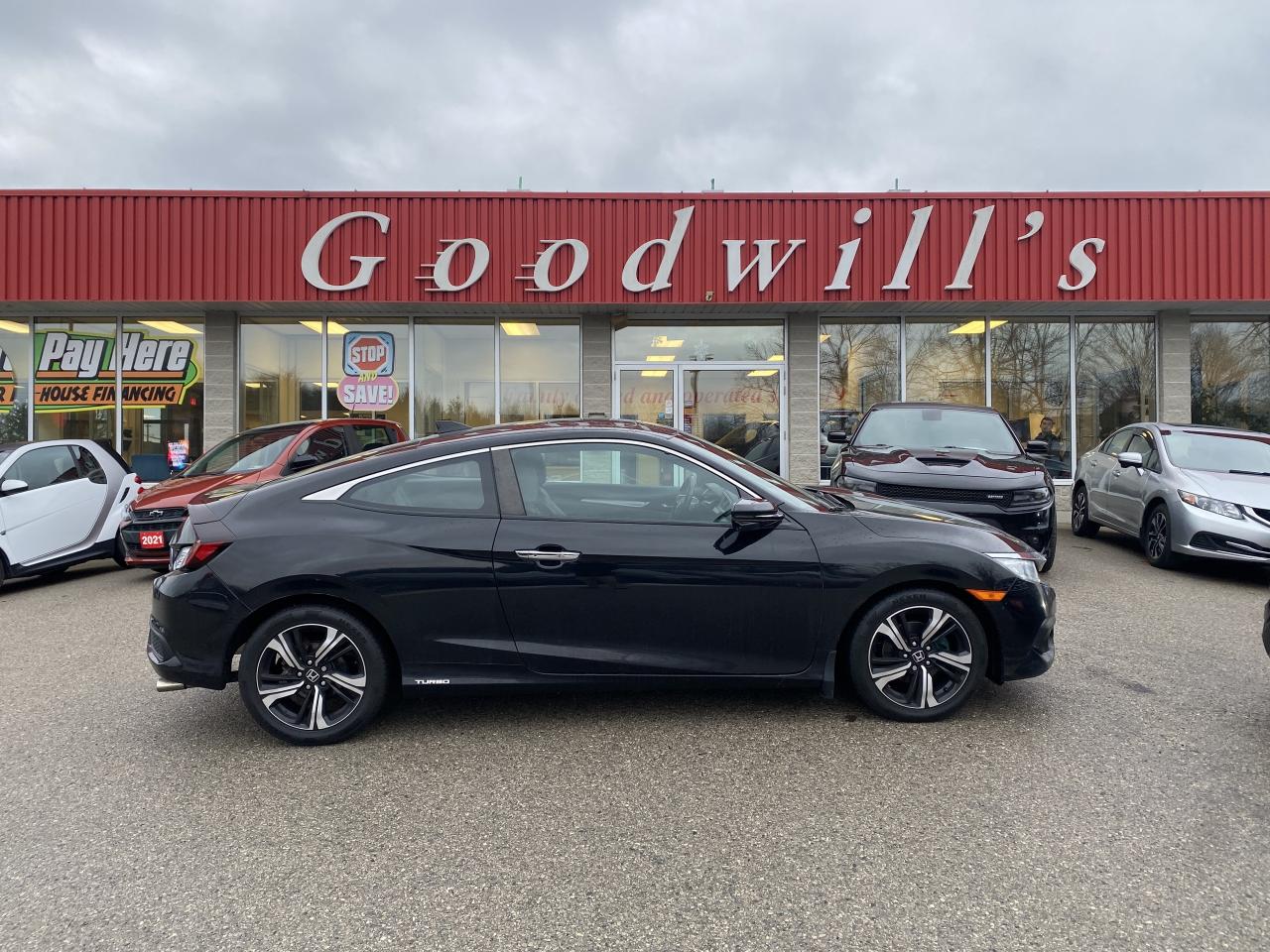 Used 2018 Honda Civic COUPE TOURING, LEATHER, REMOTE START, CLEAN CARFAX! for sale in London, ON