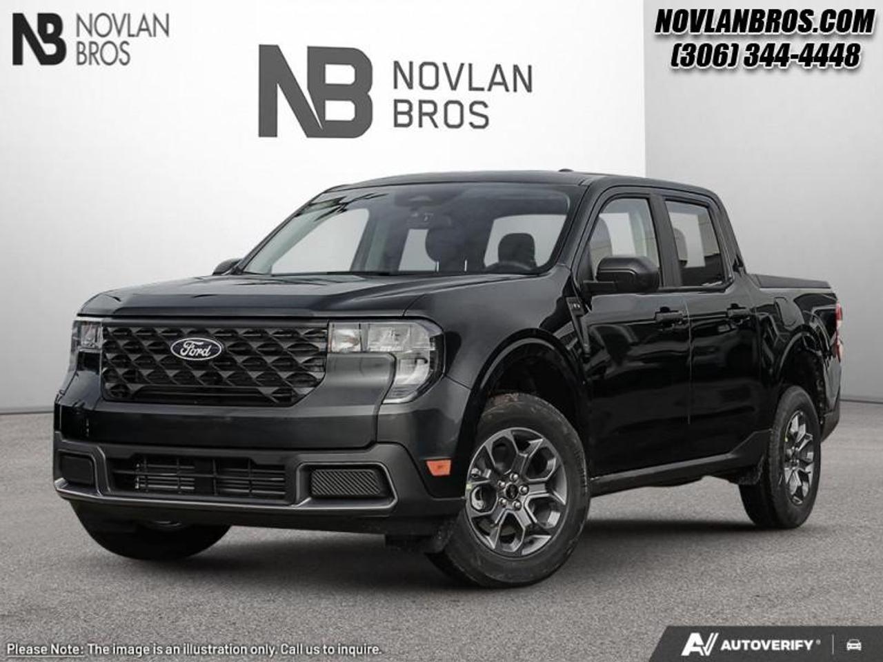 <b>XLT Luxury Package, Tow Package, Power 8-Way Driver Seat!</b><br> <br> <br> <br>Check out our great inventory of new vehicles at Novlan Brothers!<br> <br>The 2026 Ford Maverick delivers compact utility, bold styling and versatile capability in a pickup built for modern life. <br> <br>The 2026 Ford Maverick balances the utility of a pickup with the size and maneuverability tailored for daily use and light-duty tasks. Inside, the cabin features thoughtful materials, simple modern tech and seating designed to support every passenger comfortably. With its versatile footprint, confident styling and Fords reputation for dependability, the Maverick stands out as a smart choice for lifestyle-driven truck buyers.<br> <br>This Shadow Black Crew Cab 4X4 pickup has an Automatic transmission and is powered by a 250HP 2.0L 4 Cylinder Engine. <br> <br> Our Mavericks trim level is XLT. This hybrid pickup blends efficiency and versatility, pairing a lithium-ion battery with regenerative braking and a 1,400 lb maximum payload to handle both daily drives and demanding tasks with ease. Inside, it features a spacious cabin with cloth bucket seats, a 13.2 SYNC 4 touchscreen, wireless Apple CarPlay and Android Auto, SiriusXM, Bluetooth, 5G Wi-Fi hotspot, and smart storage solutions for both passengers and gear. Safety is prioritized with Pre-Collision Assist with pedestrian detection, lane-keeping aid, driver monitoring, cross-traffic mitigation, multiple airbags including curtain and knee protection, rear child safety locks, and Fords advanced stability and traction systems for confident driving in all conditions. This vehicle has been upgraded with the following features: XLT Luxury Package, Tow Package, Power 8-Way Driver Seat.<br><br> View the original window sticker for this vehicle with this url <b><a href=http://www.windowsticker.forddirect.com/windowsticker.pdf?vin=3FTTW8JA6TRA21618 target=_blank>http://www.windowsticker.forddirect.com/windowsticker.pdf?vin=3FTTW8JA6TRA21618</a></b>.<br> <br>To apply right now for financing use this link: <a href=http://novlanbros.com/credit/ target=_blank>http://novlanbros.com/credit/</a><br><br> <br/>    4.99% financing for 84 months. <br> Payments from <b>$648.46</b> monthly with $0 down for 84 months @ 4.99% APR O.A.C. ( Plus applicable taxes -  Plus applicable fees   ).  Incentives expire 2026-04-30.  See dealer for details. <br> <br><br> Come by and check out our fleet of 20+ used cars and trucks and 70+ new cars and trucks for sale in Paradise Hill.  o~o