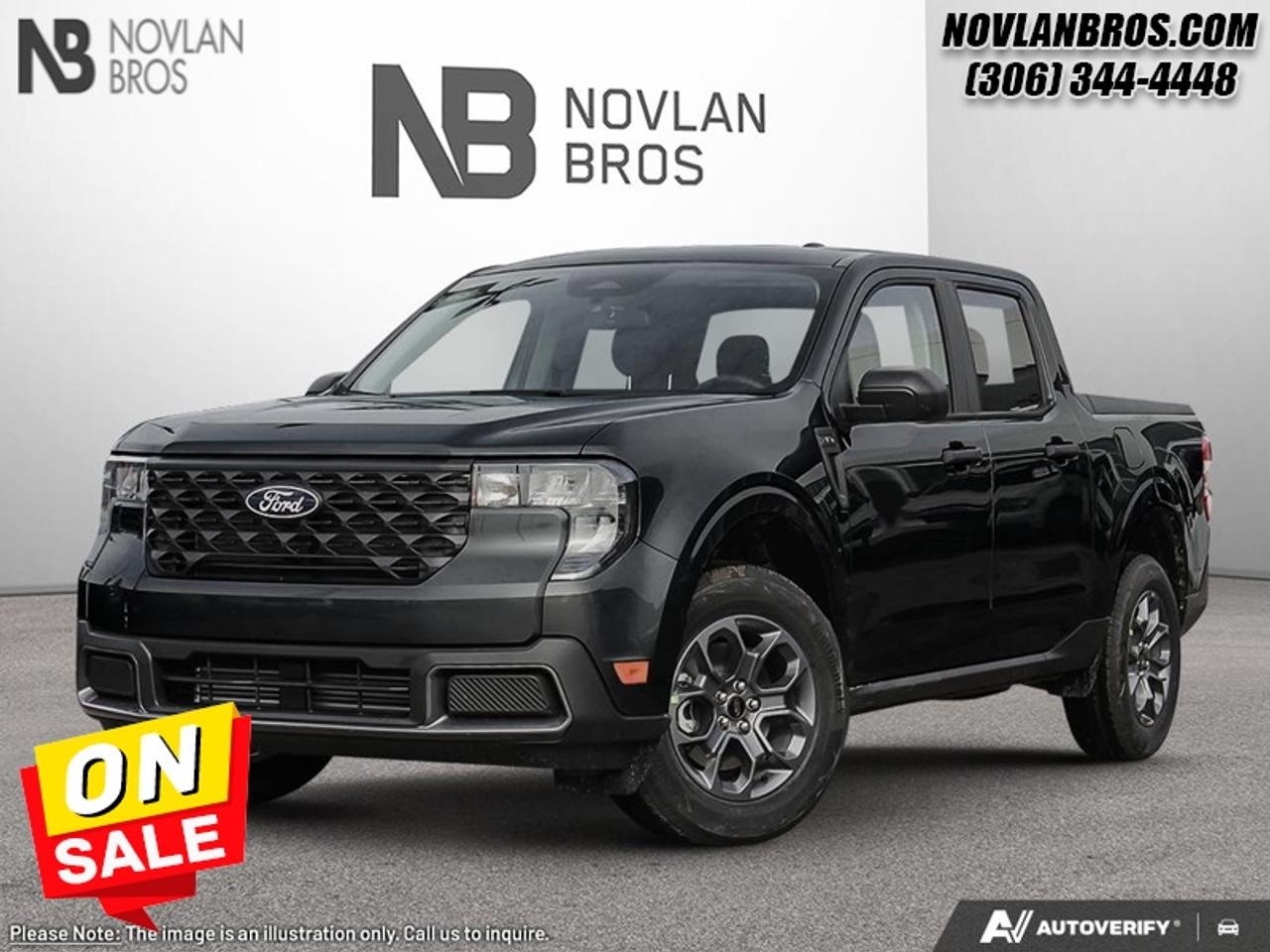 <b>XLT Luxury Package, Tow Package, Power 8-Way Driver Seat!</b><br> <br> Check out our great inventory of new vehicles at Novlan Brothers!<br> <br>The 2026 Ford Maverick features advanced driver-assist systems and intuitive technology to enhance every drive.<br> <br>The 2026 Ford Maverick balances the utility of a pickup with the size and maneuverability tailored for daily use and light-duty tasks. Inside, the cabin features thoughtful materials, simple modern tech and seating designed to support every passenger comfortably. With its versatile footprint, confident styling and Fords reputation for dependability, the Maverick stands out as a smart choice for lifestyle-driven truck buyers.<br> <br>This Shadow Black Crew Cab 4X4 pickup has an Automatic transmission and is powered by a 250HP 2.0L 4 Cylinder Engine. <br> <br> Our Mavericks trim level is XLT. This hybrid pickup blends efficiency and versatility, pairing a lithium-ion battery with regenerative braking and a 1,400 lb maximum payload to handle both daily drives and demanding tasks with ease. Inside, it features a spacious cabin with cloth bucket seats, a 13.2 SYNC 4 touchscreen, wireless Apple CarPlay and Android Auto, SiriusXM, Bluetooth, 5G Wi-Fi hotspot, and smart storage solutions for both passengers and gear. Safety is prioritized with Pre-Collision Assist with pedestrian detection, lane-keeping aid, driver monitoring, cross-traffic mitigation, multiple airbags including curtain and knee protection, rear child safety locks, and Fords advanced stability and traction systems for confident driving in all conditions. This vehicle has been upgraded with the following features: XLT Luxury Package, Tow Package, Power 8-Way Driver Seat.<br><br> View the original window sticker for this vehicle with this url <b><a href=http://www.windowsticker.forddirect.com/windowsticker.pdf?vin=3FTTW8JA6TRA21618 target=_blank>http://www.windowsticker.forddirect.com/windowsticker.pdf?vin=3FTTW8JA6TRA21618</a></b>.<br> <br>To apply right now for financing use this link: <a href=http://novlanbros.com/credit/ target=_blank>http://novlanbros.com/credit/</a><br> <br/>Weve discounted this vehicle $2832. 5.99% financing for 84 months. <br> Payments from <b>$628.88</b> monthly with $0 down for 84 months @ 5.99% APR O.A.C. ( Plus applicable taxes - Plus applicable fees ). Incentives expire 2026-08-31. See dealer for details. <br><br><br> Come by and check out our fleet of 20+ used cars and trucks and 100+ new cars and trucks for sale in Paradise Hill.  o~o