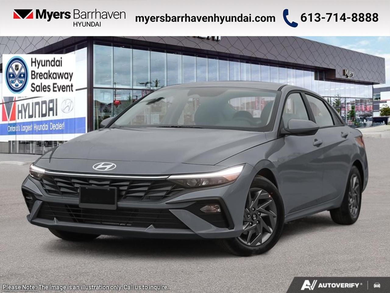 <b>Heated Seats,  Heated Steering Wheel,  Blind Spot Warning,  Remote Start,  Lane Keep Assist!</b><br> <br> <br> <br>This bold Hyundai Elantra is bringing excitement to this narrowing class of cars. <br> <br>This 2026 Elantra was made to be the sharpest compact sedan on the road. With tons of technology packed into the spacious and comfortable interior, along with bold and edgy styling inside and out, this family sedan makes the unexpected your daily driver.<br> <br>This Ecotronic Grey sedan has an Automatic transmission. <br> <br> Our Elantras trim level is Preferred. The cabin prioritizes comfort and intuitive usability with heated front bucket seats, premium tricot cloth upholstery, a heated leather steering wheel, and a 6-way adjustable driver seat with height adjustment. Everyday operation feels streamlined through proximity key entry with push button start, smart trunk proximity access, power windows with driver one-touch up/down, cruise control, and well-organized storage including a full floor console and front center armrest. Technology is centered on an 8 inch display audio system with wireless Android Auto, Apple CarPlay, Bluetooth with voice recognition, USB connectivity, smart device integration and two front LCD monitors. A redundant digital speedometer, trip computer, driver information center and key fob remote start further enhance daily convenience. Safety is comprehensive with forward collision avoidance assist with pedestrian detection, blind spot collision warning, rear cross-traffic collision avoidance assist, lane keeping assist, lane follow assist, a full suite of front, side and curtain airbags including rear side-impact coverage, stability and traction control, tire pressure monitoring, driver monitoring alert, child safety locks and a back up camera. This vehicle has been upgraded with the following features: Heated Seats, Heated Steering Wheel, Blind Spot Warning, Remote Start, Lane Keep Assist, Collision Mitigation.<br><br> <br/> See dealer for details. <br> <br> o~o
