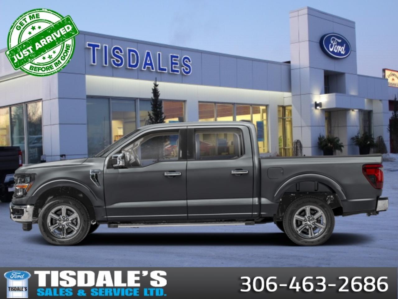 <b>18 Wheels, XLT Black Appearance Package, Tow Package, Spray-in Bedliner!</b><br> <br> <br> <br>Check out the large selection of new Fords at Tisdales today!<br> <br>The 2026 Ford F-150 offers remarkable versatility and resiliency to support both demanding work and weekend adventures. <br> <br>The 2026 Ford F-150 combines proven leadership in toughness with smart innovation to deliver a truck built for real-world demands. Inside, the cabin features refined materials, intuitive tech and comfortable seating to support both driver and passengers on every journey. With its strong presence, flexible design and Fords legacy of dependability, the F-150 is ready for whatever work or play you throw its way.<br> <br>This Carbonized Grey Metallic Crew Cab 4X4 pickup has an Automatic transmission and is powered by a 400HP 5.0L 8 Cylinder Engine. <br> <br> Our F-150s trim level is XLT. This vehicle has been upgraded with the following features: 18 Wheels, XLT Black Appearance Package, Tow Package, Spray-in Bedliner.<br><br> View the original window sticker for this vehicle with this url <b><a href=http://www.windowsticker.forddirect.com/windowsticker.pdf?vin=1FTFW3L58TFA23948 target=_blank>http://www.windowsticker.forddirect.com/windowsticker.pdf?vin=1FTFW3L58TFA23948</a></b>.<br> <br>To apply right now for financing use this link: <a href=http://www.tisdales.com/shopping-tools/apply-for-credit.html target=_blank>http://www.tisdales.com/shopping-tools/apply-for-credit.html</a><br><br> <br/> Total  rebate of $5000 is reflected in the price.   Incentives expire 2026-02-02.  See dealer for details. <br> <br>Tisdales is not your standard dealership. Sales consultants are available to discuss what vehicle would best suit the customer and their lifestyle, and if a certain vehicle isnt readily available on the lot, one will be brought in. o~o