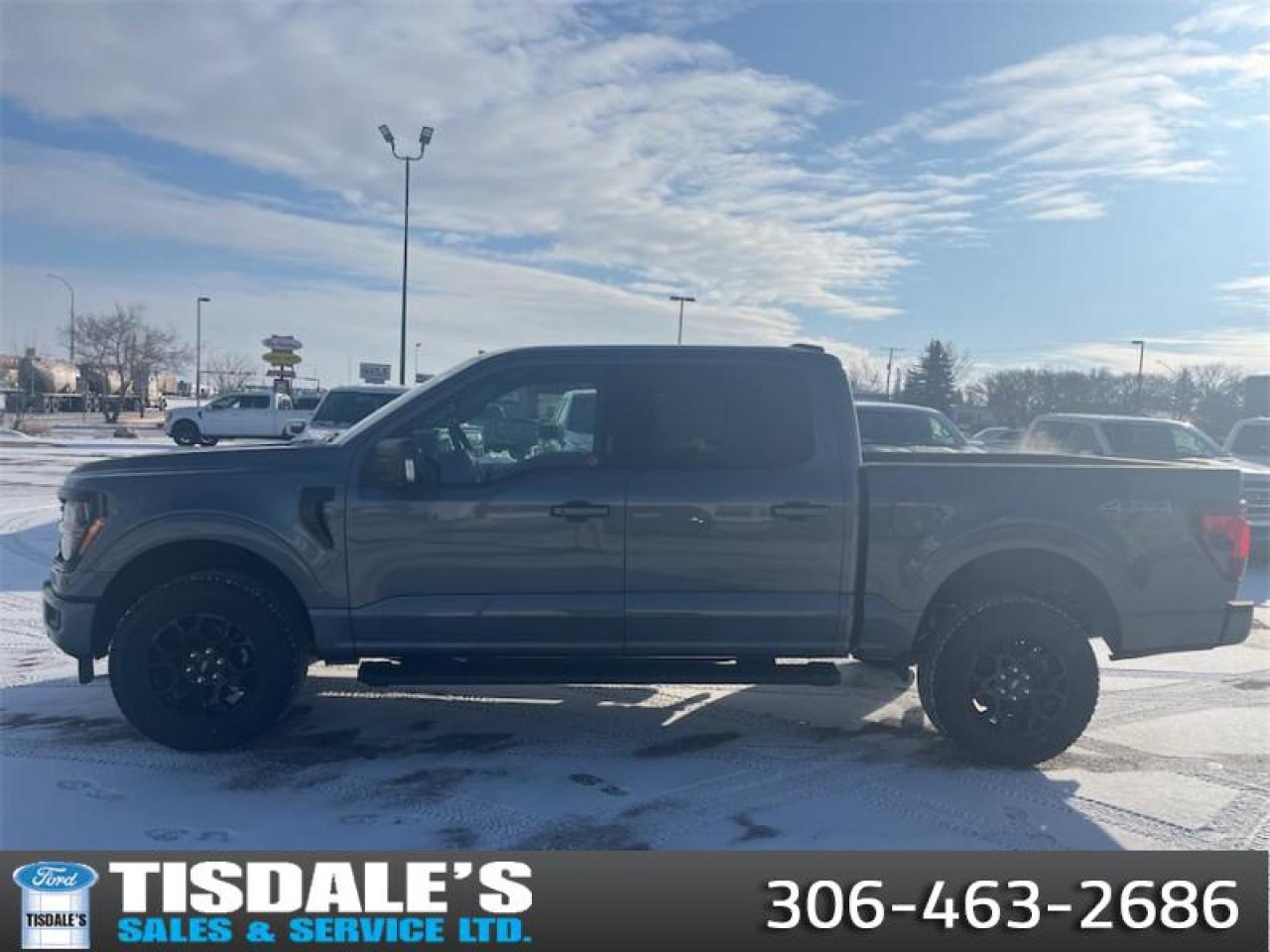 <b>18 Wheels, XLT Black Appearance Package, Tow Package, Spray-in Bedliner!</b><br> <br> <br> <br>Check out the large selection of new Fords at Tisdales today!<br> <br>The 2026 Ford F-150 brings unmatched capability, advanced innovation and bold design to the full-size pickup segment. <br> <br>The 2026 Ford F-150 combines proven leadership in toughness with smart innovation to deliver a truck built for real-world demands. Inside, the cabin features refined materials, intuitive tech and comfortable seating to support both driver and passengers on every journey. With its strong presence, flexible design and Fords legacy of dependability, the F-150 is ready for whatever work or play you throw its way.<br> <br>This Carbonized Grey Metallic Crew Cab 4X4 pickup has an Automatic transmission and is powered by a 400HP 5.0L 8 Cylinder Engine. <br> <br> Our F-150s trim level is XLT. This vehicle has been upgraded with the following features: 18 Wheels, XLT Black Appearance Package, Tow Package, Spray-in Bedliner.<br><br> View the original window sticker for this vehicle with this url <b><a href=http://www.windowsticker.forddirect.com/windowsticker.pdf?vin=1FTFW3L58TFA23948 target=_blank>http://www.windowsticker.forddirect.com/windowsticker.pdf?vin=1FTFW3L58TFA23948</a></b>.<br> <br>To apply right now for financing use this link: <a href=http://www.tisdales.com/shopping-tools/apply-for-credit.html target=_blank>http://www.tisdales.com/shopping-tools/apply-for-credit.html</a><br><br> <br/> Total  rebate of $7500 is reflected in the price.   4.49% financing for 84 months. <br> Buy this vehicle now for the lowest bi-weekly payment of <b>$494.26</b> with $0 down for 84 months @ 4.49% APR O.A.C. ( Plus applicable taxes -  $699 administration fee included in sale price.   ).  Incentives expire 2026-03-02.  See dealer for details. <br> <br>Tisdales is not your standard dealership. Sales consultants are available to discuss what vehicle would best suit the customer and their lifestyle, and if a certain vehicle isnt readily available on the lot, one will be brought in. o~o