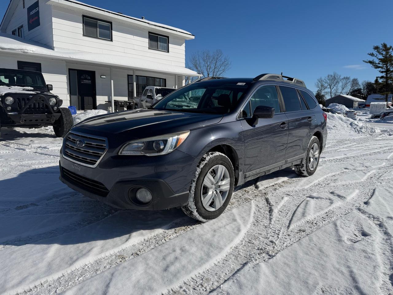 <p>Looking for a reliable and capable SUV thats ready for any adventure? Check out this 2017 Subaru Outback 2.5i, now available at 613 Rides! This versatile vehicle is the perfect blend of practicality and ruggedness, making it ideal for navigating both city streets and weekend getaways. With its classic grey exterior and a comfortable black interior, this Outback is sure to turn heads wherever you go. Plus, with only 104,124km on the odometer, this Subaru is ready for many more adventures.</p><p>This Outback is equipped with Subarus legendary symmetrical all-wheel-drive system, providing exceptional grip and control in all weather conditions. The efficient 2.5L H4 engine offers a balance of power and fuel economy, making it an excellent choice for daily commutes and long road trips. Its manual transmission gives you a more engaging driving experience, while the spacious interior and SUV / Crossover body style provide plenty of room for passengers and cargo.</p><p>Here are some of the standout features of this 2017 Subaru Outback 2.5i:</p><ul><li><strong>Subarus Symmetrical All-Wheel Drive:</strong> Conquer any road condition with confidence, knowing you have superior traction and control.</li><li><strong>Manual Transmission:</strong> Experience the thrill of driving with a more engaging and connected driving experience.</li><li><strong>Spacious Interior:</strong> Enjoy a comfortable and versatile cabin that can accommodate passengers and cargo with ease.</li><li><strong>Reliable Performance:</strong> The proven 2.5L H4 engine provides dependable power and efficiency for all your journeys.</li><li><strong>Versatile SUV / Crossover Design:</strong> Benefit from the practicality of an SUV with the fuel efficiency and maneuverability of a crossover.</li></ul><p><strong><em>Powered by AutoIntelligence&trade;</em></strong> Vehicle information has been generated using artificial intelligence and is provided for informational purposes only. While efforts are made to ensure accuracy, please confirm all details directly with the dealer.</p>