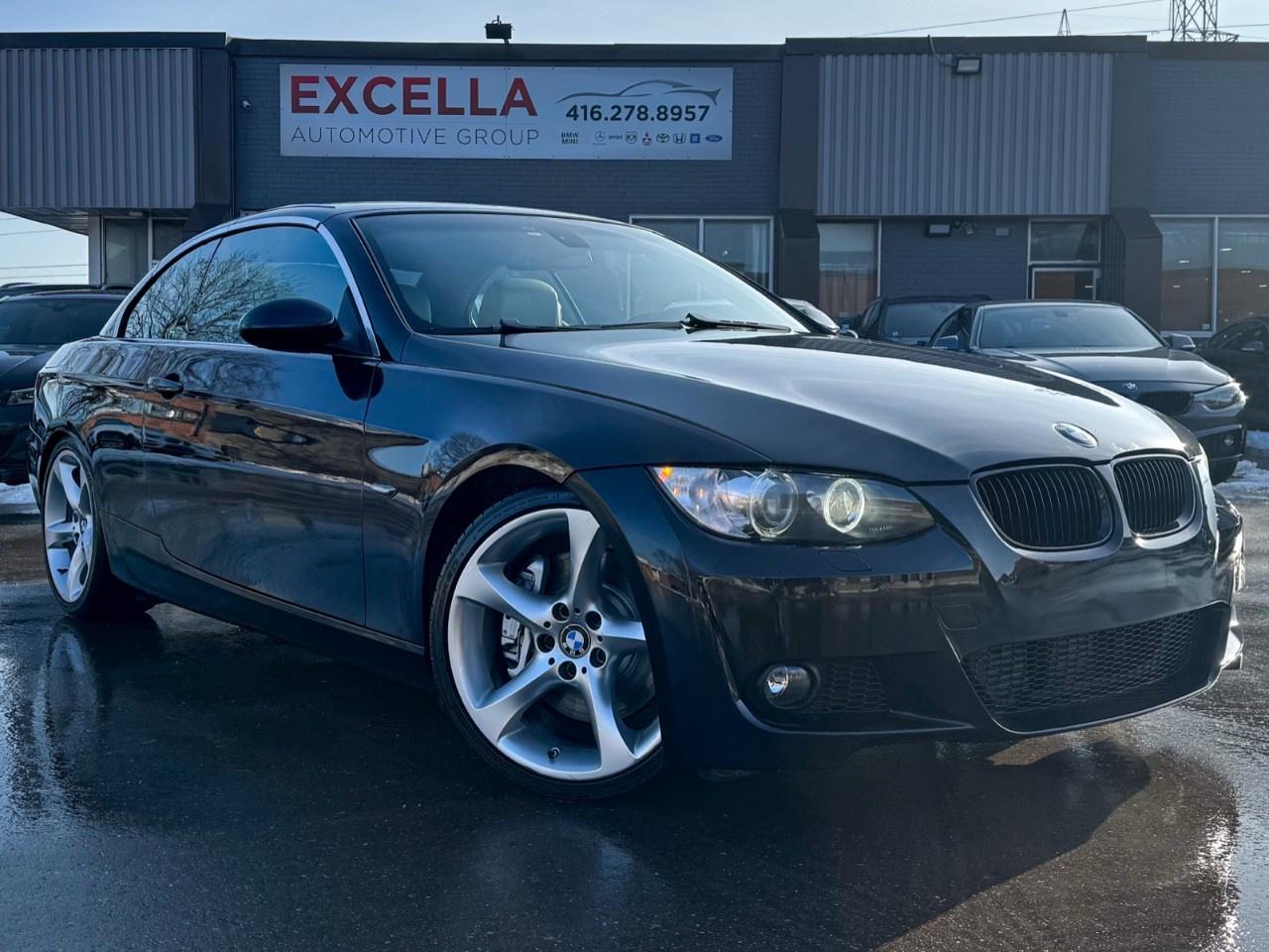 2007 BMW 3 Series Convertible / low kilometer / 6 speed / White interior Photo
