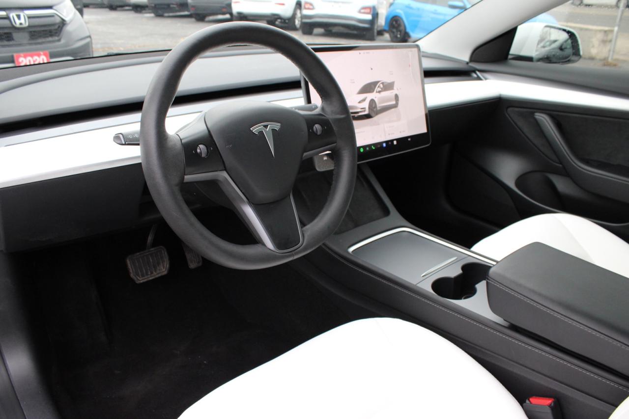 2023 Tesla Model 3 Standard Range Plus White Interior Photo
