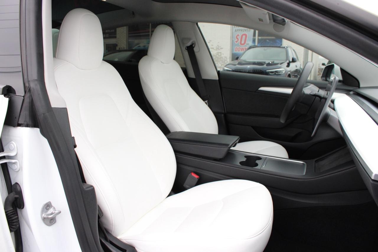 2023 Tesla Model 3 Standard Range Plus White Interior Photo