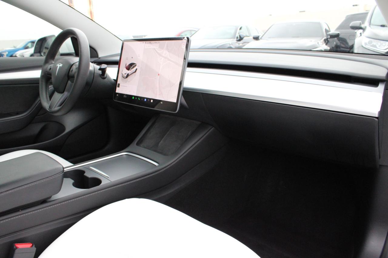2023 Tesla Model 3 Standard Range Plus White Interior Photo