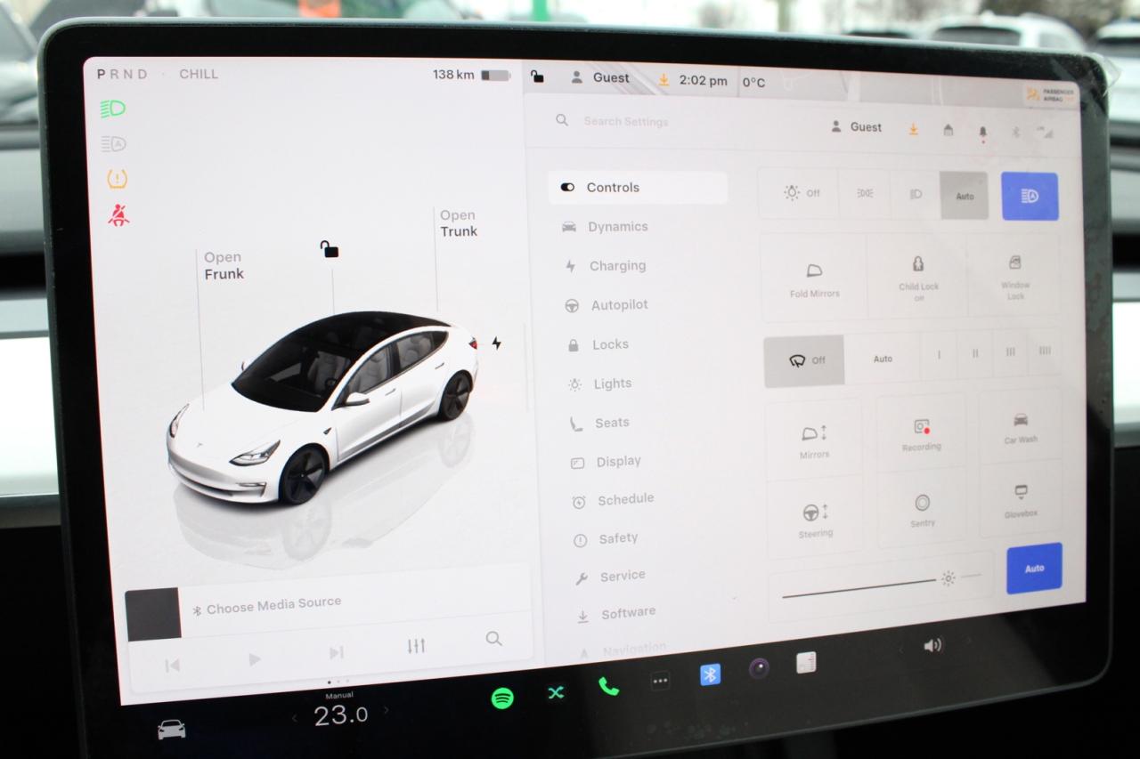 2023 Tesla Model 3 Standard Range Plus White Interior Photo