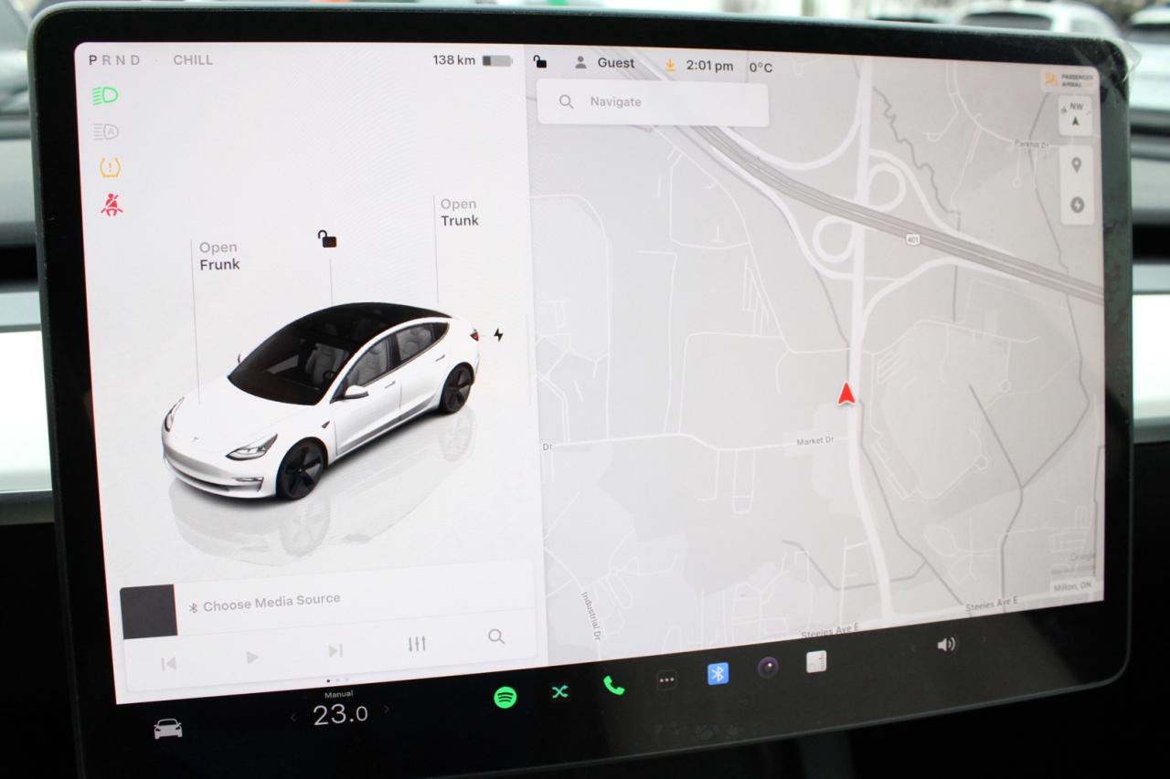 2023 Tesla Model 3 Standard Range Plus White Interior Photo