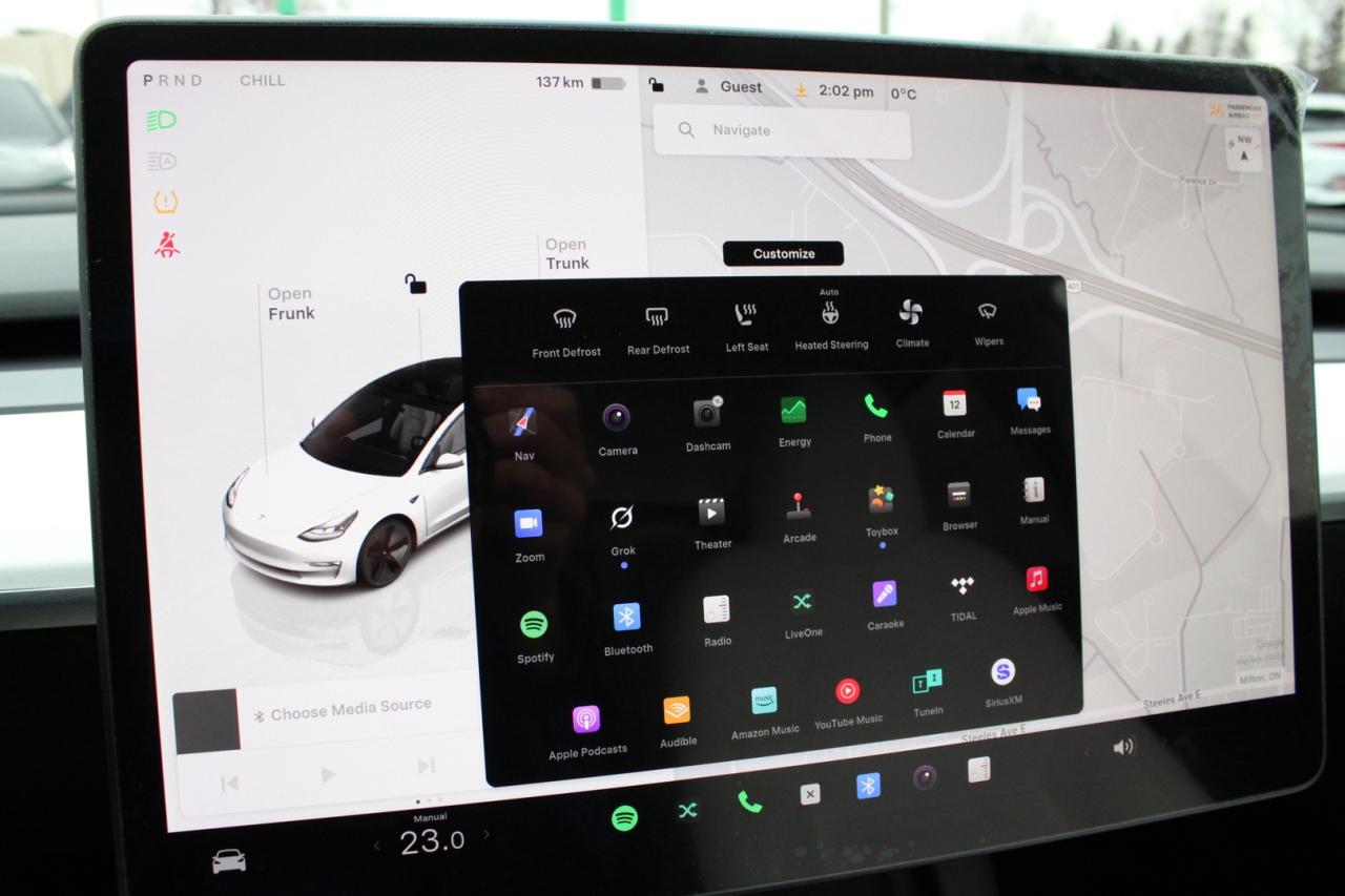 2023 Tesla Model 3 Standard Range Plus White Interior Photo