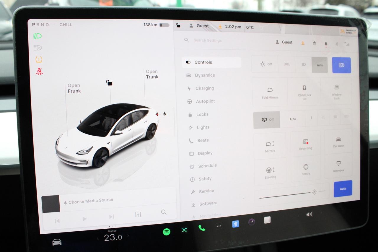 2023 Tesla Model 3 Standard Range Plus White Interior Photo