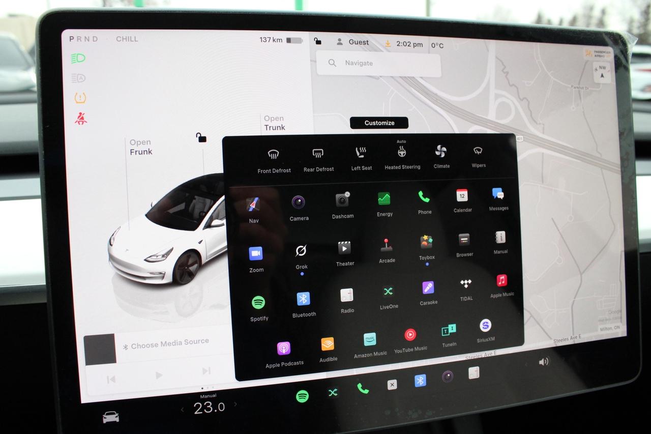 2023 Tesla Model 3 Standard Range Plus White Interior Photo