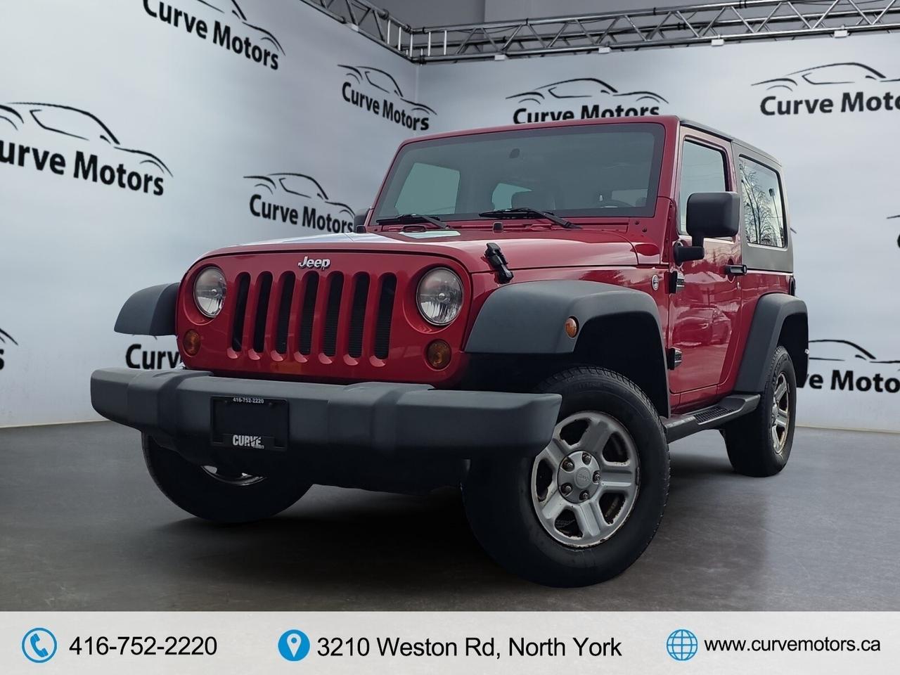 2008 Jeep Wrangler 4WD 2dr X * AS-IS / NO ACCIDENTS / LOW KM / MANUAL Photo