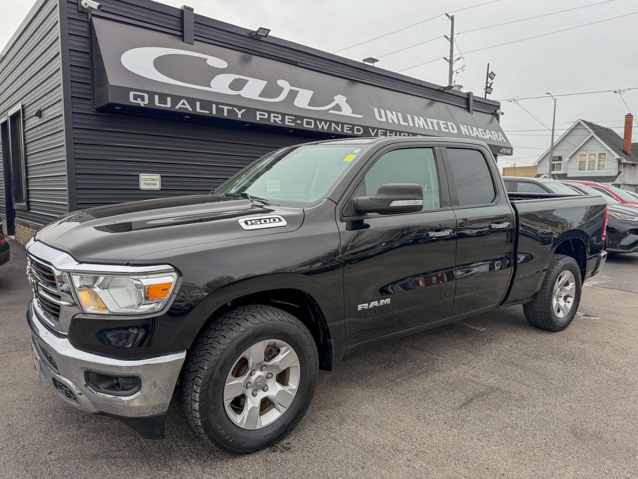 2019 RAM 1500 Big Horn-Quad Cab 6'4  Box/4X4/CAMERA/3.6L/HITCH Photo0