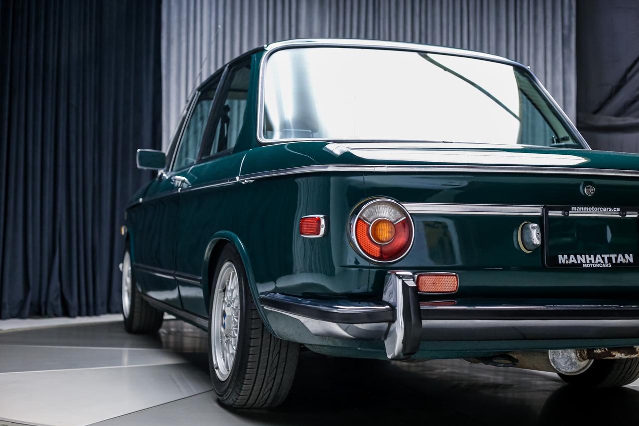 1973 BMW 2002 2.0L 125HP 4 SPEED MANUAL  RECAROSEATS POWERTRUNK Photo