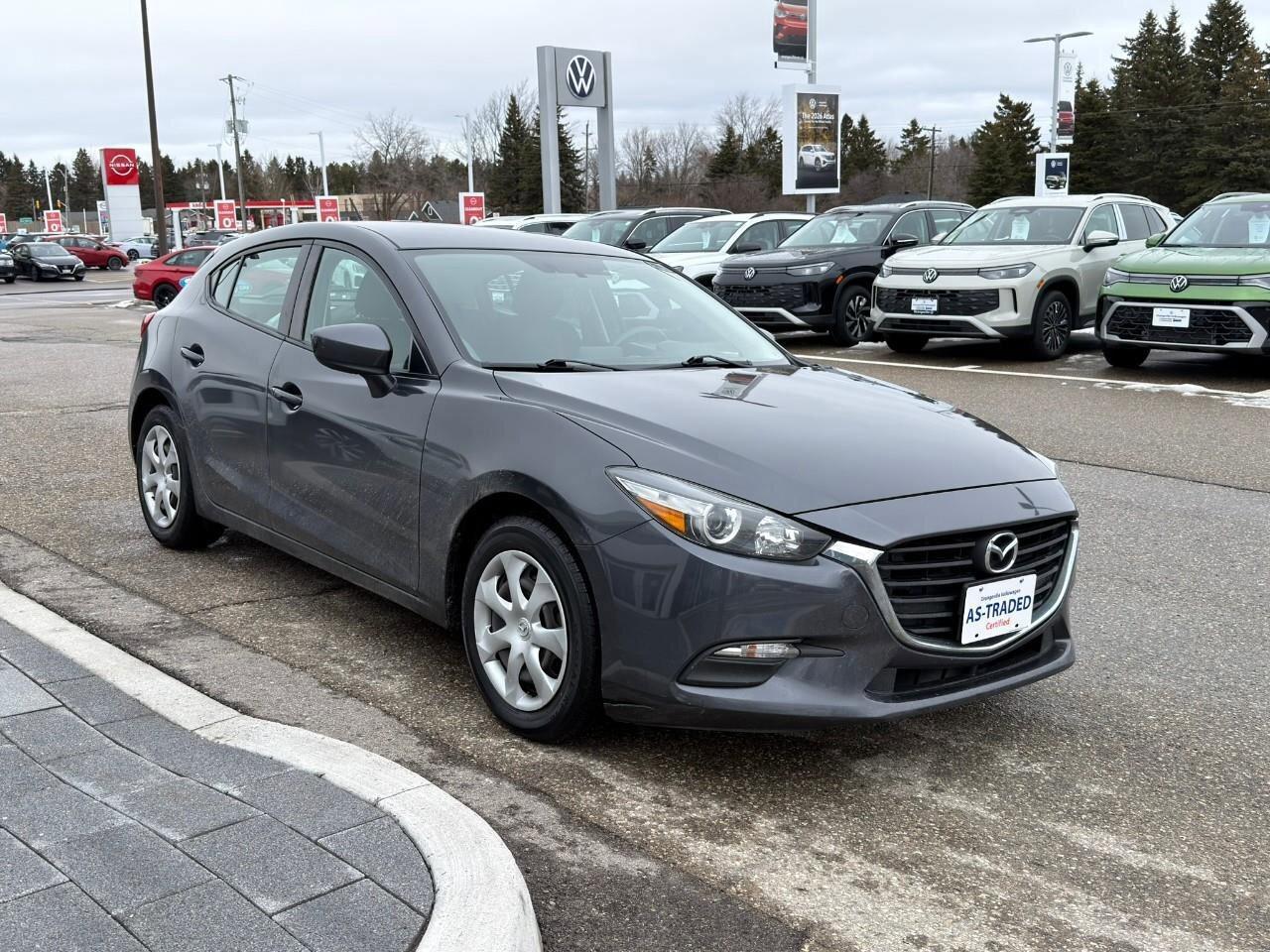 2017 Mazda MAZDA3 GXCERTIFIED AS-TRADED, ACCIDENT-FREE, FWD, MANUAL, Photo