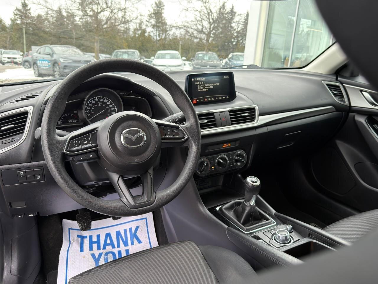 2017 Mazda MAZDA3 GXCERTIFIED AS-TRADED, ACCIDENT-FREE, FWD, MANUAL, Photo