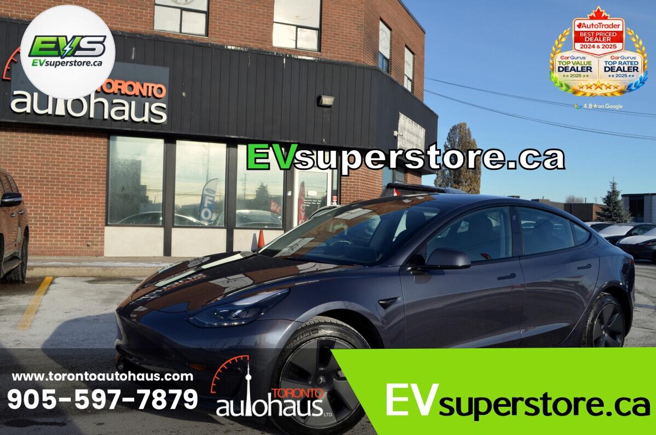 2022 Tesla Model 3 LR AWD I OVER 100 TESLAS EVSUPERSTORE.CA Photo