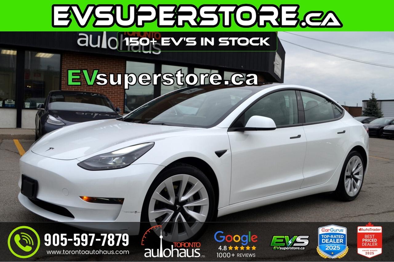 2022 Tesla Model 3 OVER 150 EV'S I EVSUPERSTORE.CA Photo
