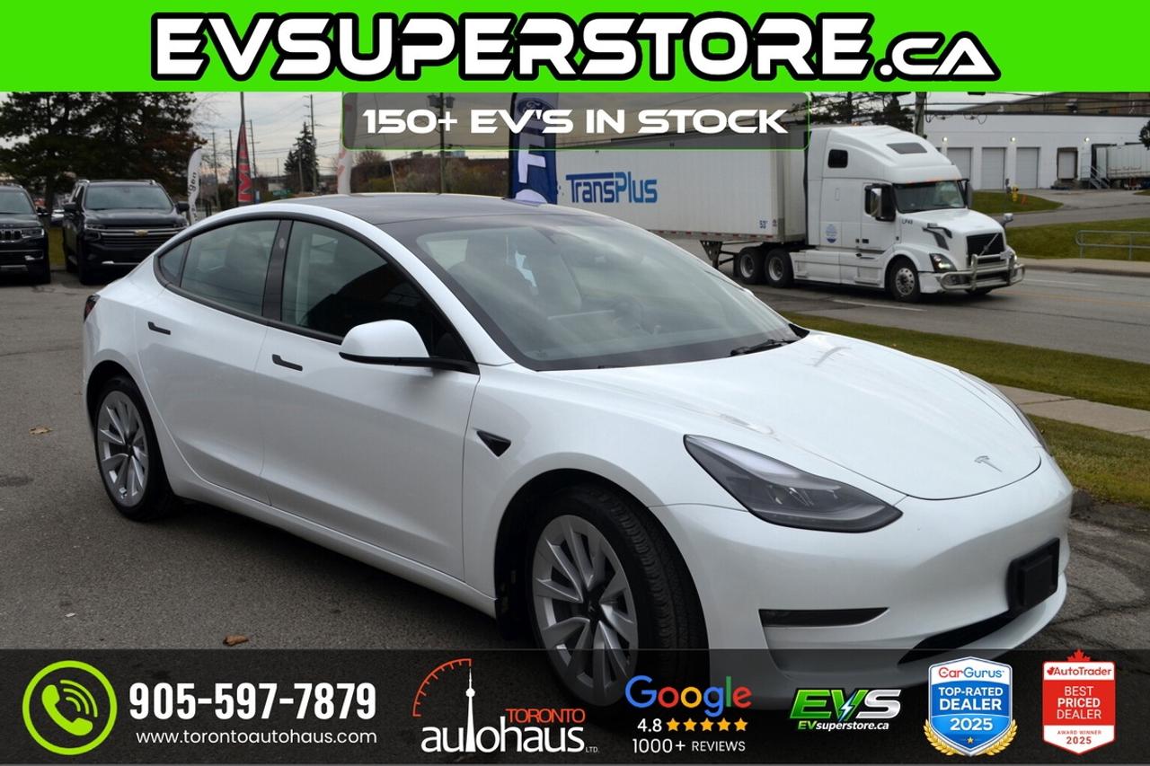 2022 Tesla Model 3 OVER 150 EV'S I EVSUPERSTORE.CA Photo
