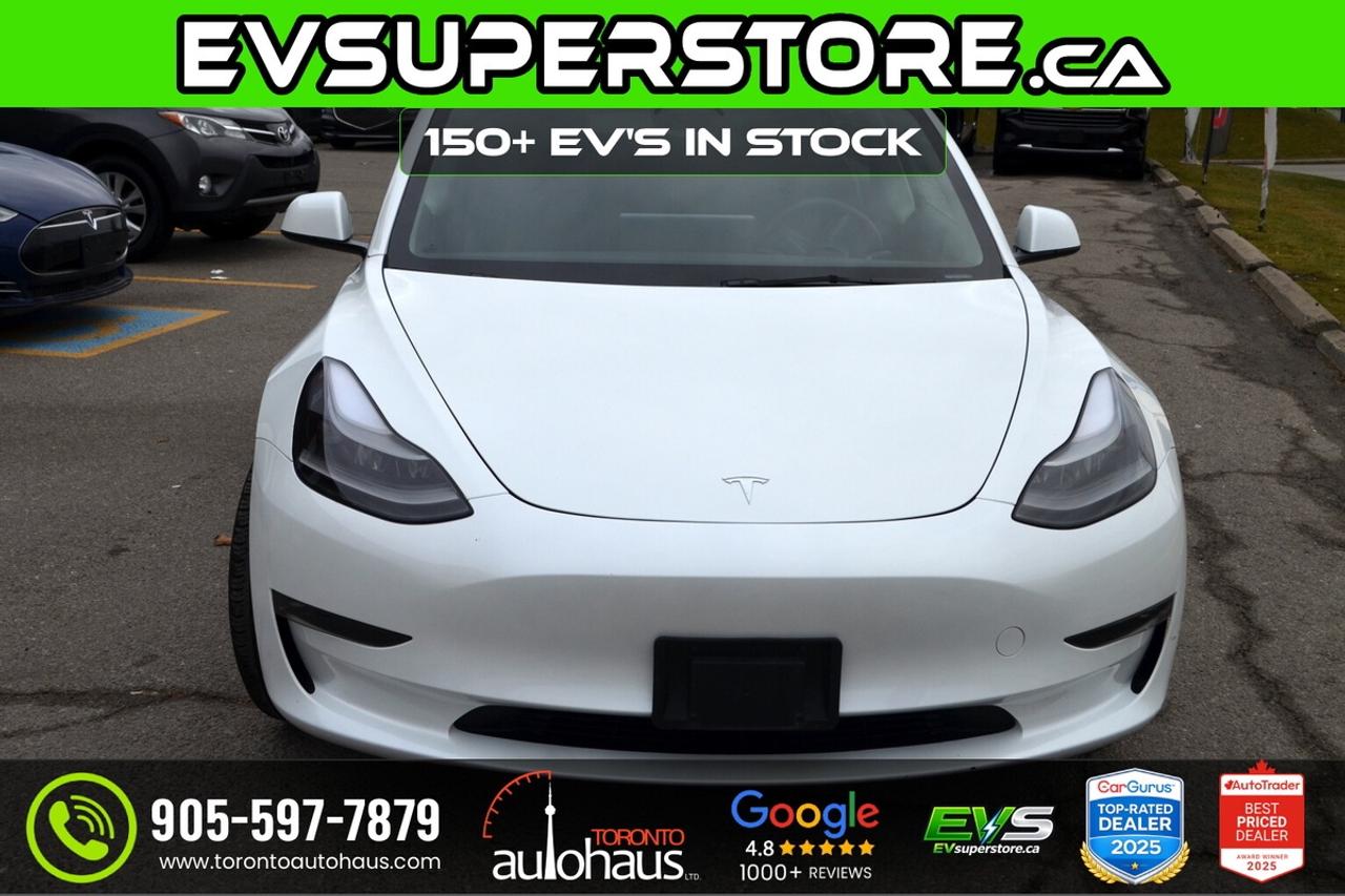 2022 Tesla Model 3 OVER 150 EV'S I EVSUPERSTORE.CA Photo