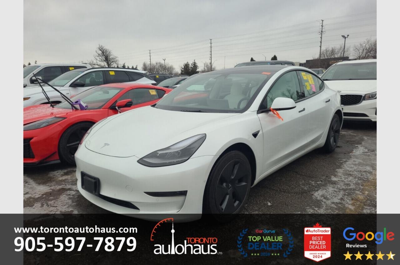 2022 Tesla Model 3 LFP I WHITE INTERIOR I EVSUPERSTORE.CA Photo0