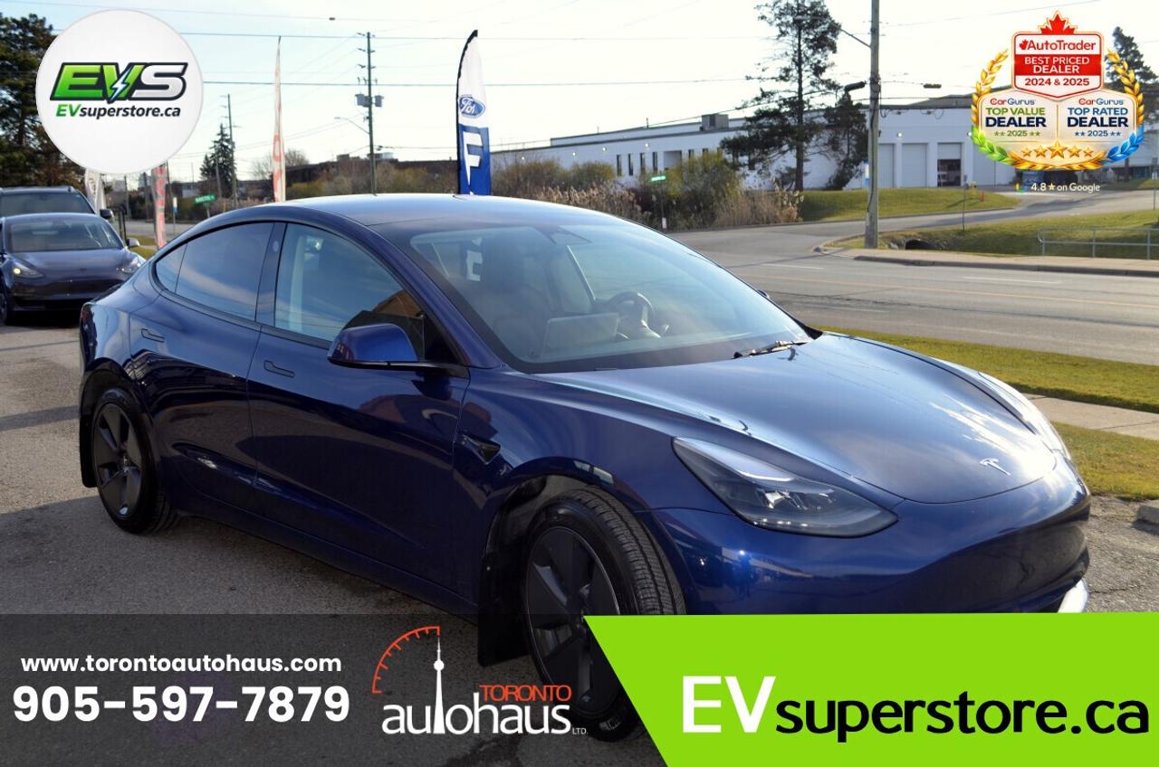 2021 Tesla Model 3 SR+ I OVER 100 TESLAS EVSUPERSTORE.CA Photo