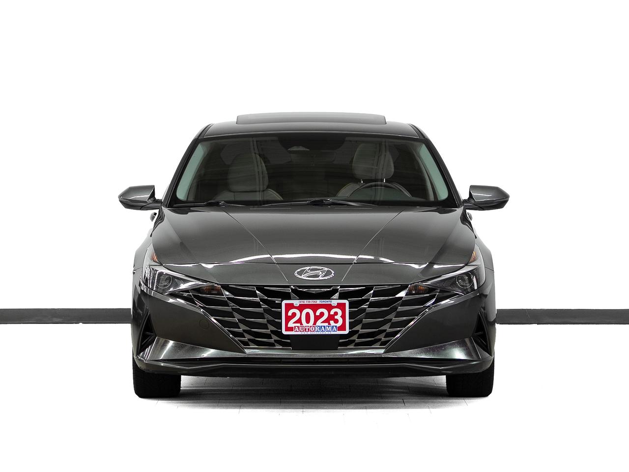 2023 Hyundai Elantra LUXURY | Nav | Leather | Sunroof | ACC | CarPlay