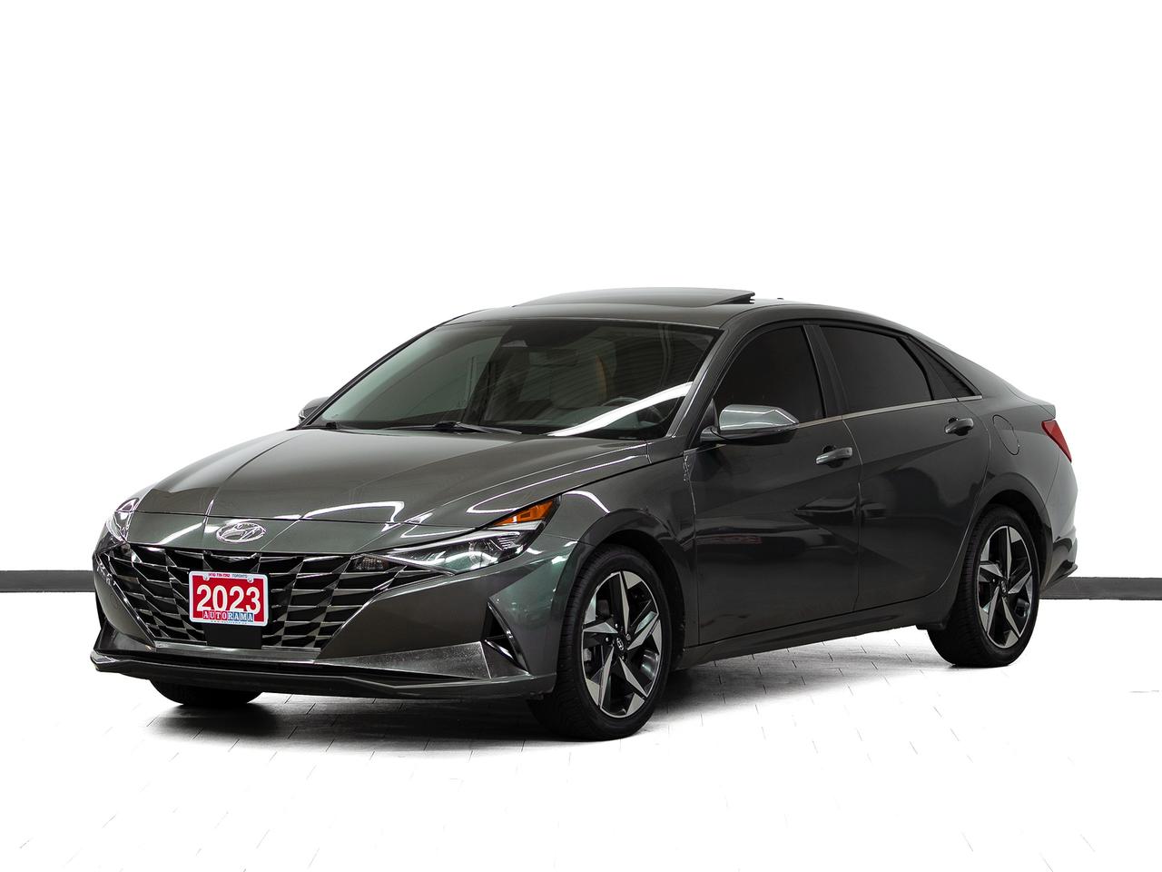 2023 Hyundai Elantra LUXURY | Nav | Leather | Sunroof | ACC | CarPlay