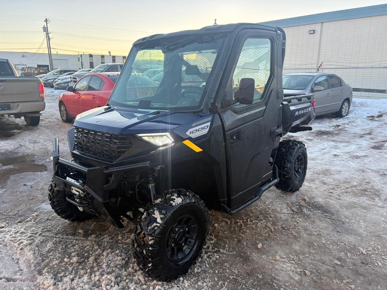 <p data-start=125 data-end=487>The 2023 Polaris Ranger XP 1000 NorthStar Premium is built for riders who want rugged capability, premium comfort, and allaround versatility for work and play. Powered by a smooth and dependable 999cc ProStar&reg; engine, it delivers strong torque and reliable power to tackle heavy loads, tough terrain, and long days on the trail or job site with confidence.</p><p data-start=125 data-end=487>&nbsp;</p><p data-start=489 data-end=956>Purposebuilt for enhanced comfort and performance, the NorthStar Premium features Electronic Power Steering (EPS) for easy handling, selectable 2WD/4WD with a locking front differential for added traction, and a refined suspension system that provides a composed, comfortable ride over rough ground. Its roomy, premiumtrimmed cab includes upgraded seating, refined ergonomics, and thoughtful storage to keep you comfortable on long hauls or backcountry adventures.</p><p data-start=489 data-end=956>&nbsp;</p><p data-start=958 data-end=1299>Equipped with rugged allterrain tires, premium wheels, LED lighting, a full digital gauge cluster, and a large cargo box with easytouse dump capability, this Ranger blends utility with modern convenience. From property work to trail exploration, the NorthStar Premium delivers capability, comfort, and confidence in one versatile package.</p><p data-start=958 data-end=1299>&nbsp;</p><p data-start=1301 data-end=1386>Contact us today to learn more about financing, tradeins, or delivery across Canada!</p>