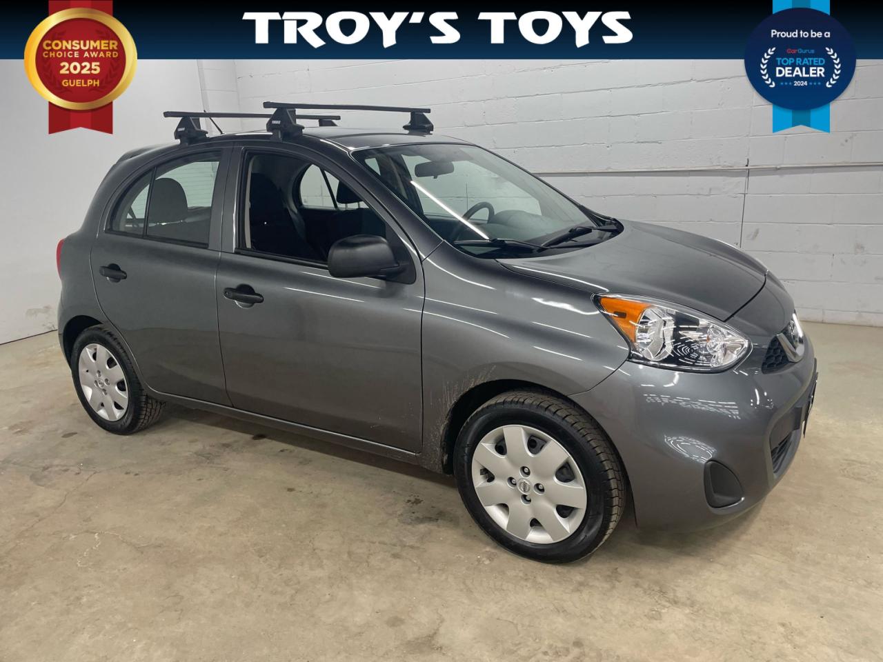 2016 Nissan Micra S | VERY LOW KMS | CLEAN CARFAX | ROOF RACKS