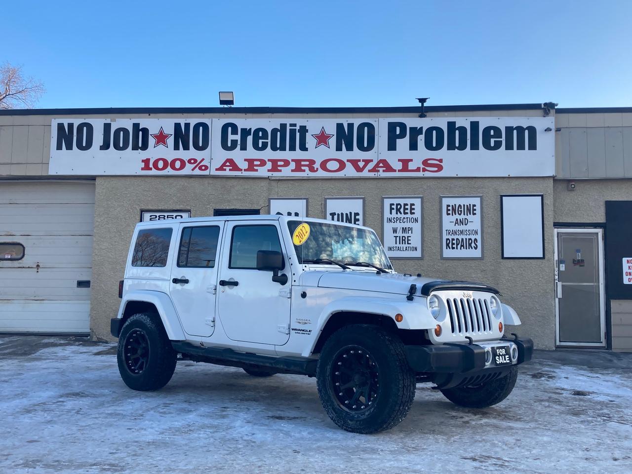 Used 2012 Jeep Wrangler 4WD 4DR SAHARA for sale in Winnipeg, MB