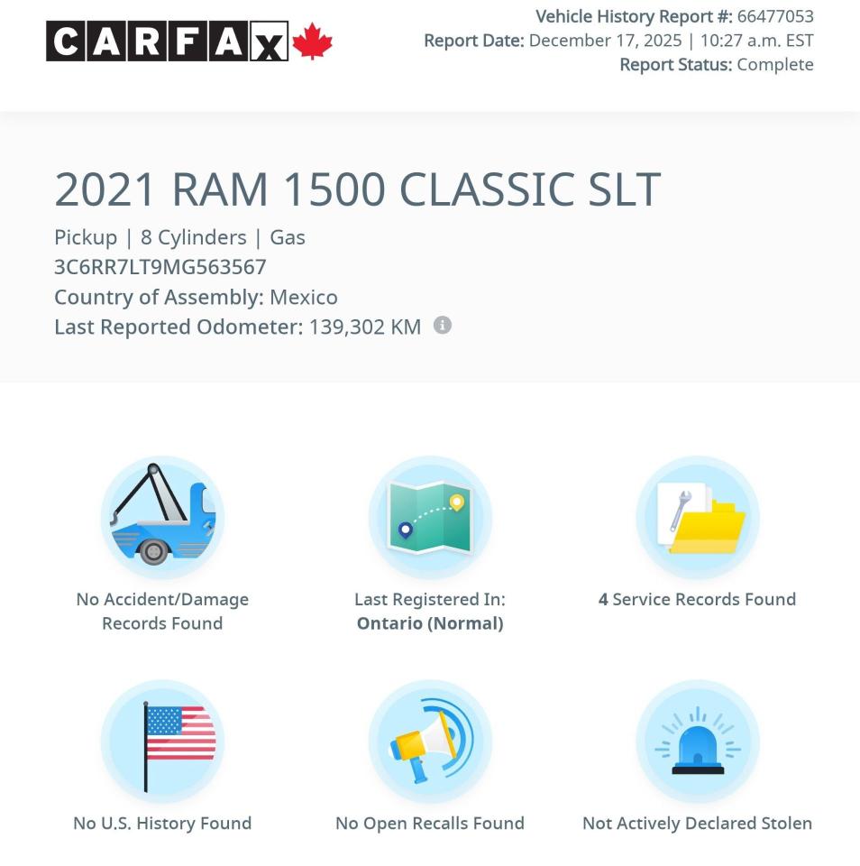 2021 RAM 1500 Classic CLASSIC CREW SLT 4x4 5.7L Photo