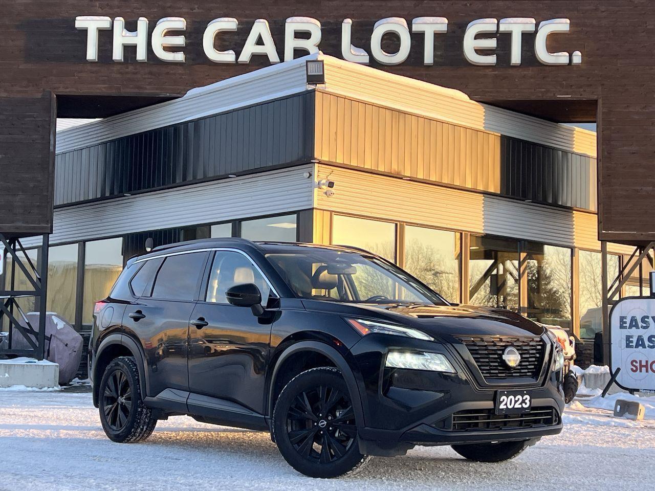 Used 2023 Nissan Rogue SV Midnight Edition AWD, MOONROOF, HEATED LEATHER SEATS, SIRIUS XM, CRUISE CONTROL, POWER LIFTGATE, BACK UP CAM!! for sale in Sudbury, ON