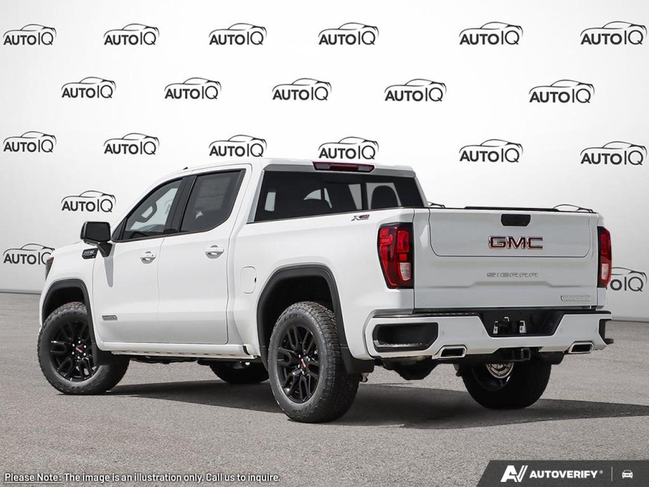 2026 GMC Sierra 1500 Elevation ELEVATION PREF EQUIP GRP | ENG 5.3L ECOTEC3 V8 | 10-SPEED A/T WITH ELECTRONIC PRECISION SHIFT ELECTRONICALLY CONTROLLED | SUMMIT WHITE | SEATS FRONT BUCKET | JET BLACK LEATHER-APPOINTED FRONT SEAT TRI Photo