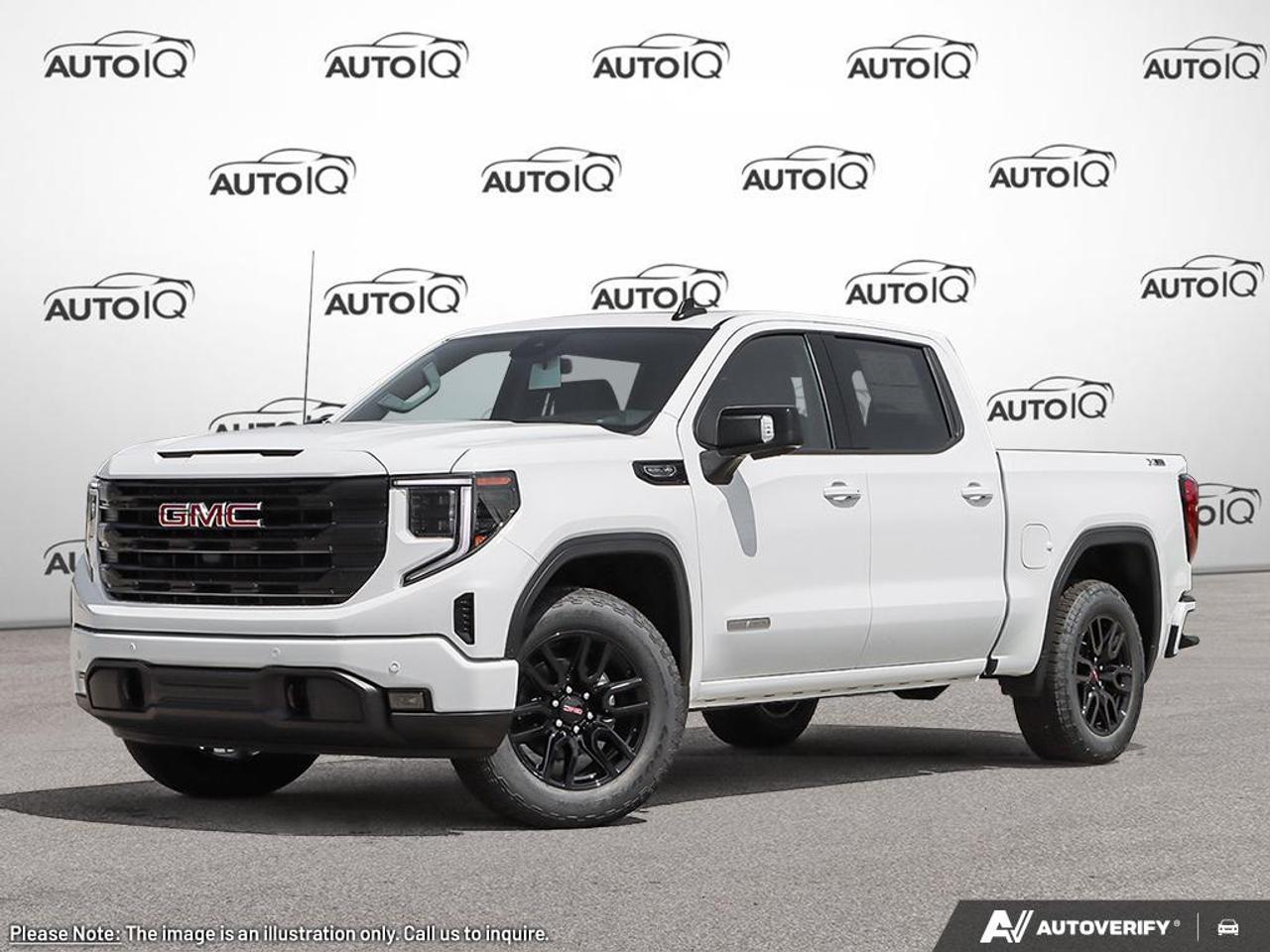 2026 GMC Sierra 1500 Elevation ELEVATION PREF EQUIP GRP | ENG 5.3L ECOTEC3 V8 | 10-SPEED A/T WITH ELECTRONIC PRECISION SHIFT ELECTRONICALLY CONTROLLED | SUMMIT WHITE | SEATS FRONT BUCKET | JET BLACK LEATHER-APPOINTED FRONT SEAT TRI Photo