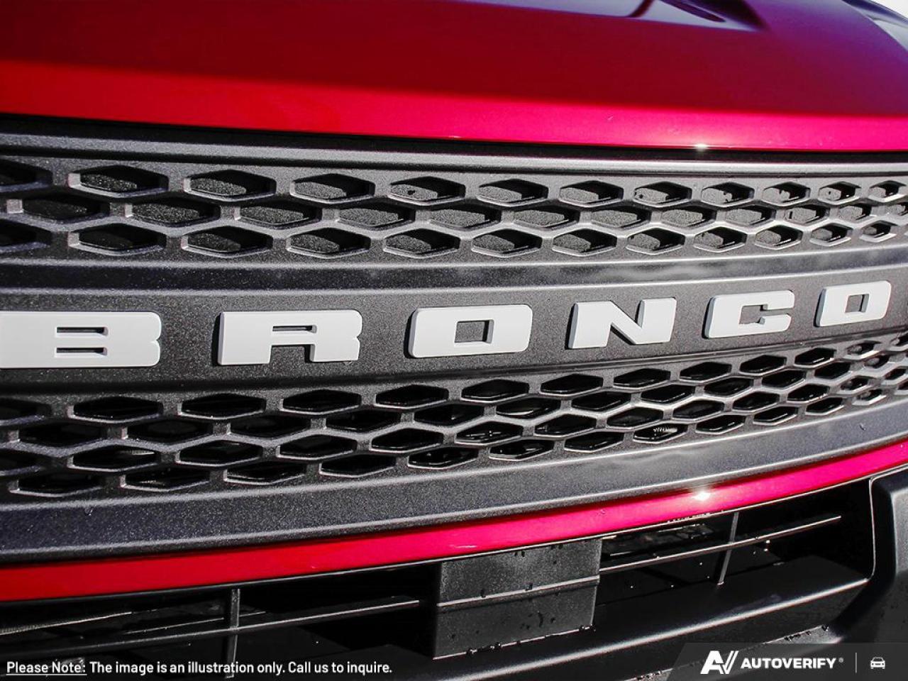 2025 Ford Bronco Sport Big Bend Equipment Group 200A|RUBY RED METALLIC TC|CLOTH W/EASY CLEAN MATERIAL ROAST|ORDER CODE      200A|1.5L ECO ENG|8-SPD AUTO|PWR MOONROOF|BLACK DIAMOND OFF ROAD PKG|CONVENIENCE PKG|FLR LINERS FR-RR W/O CR Photo