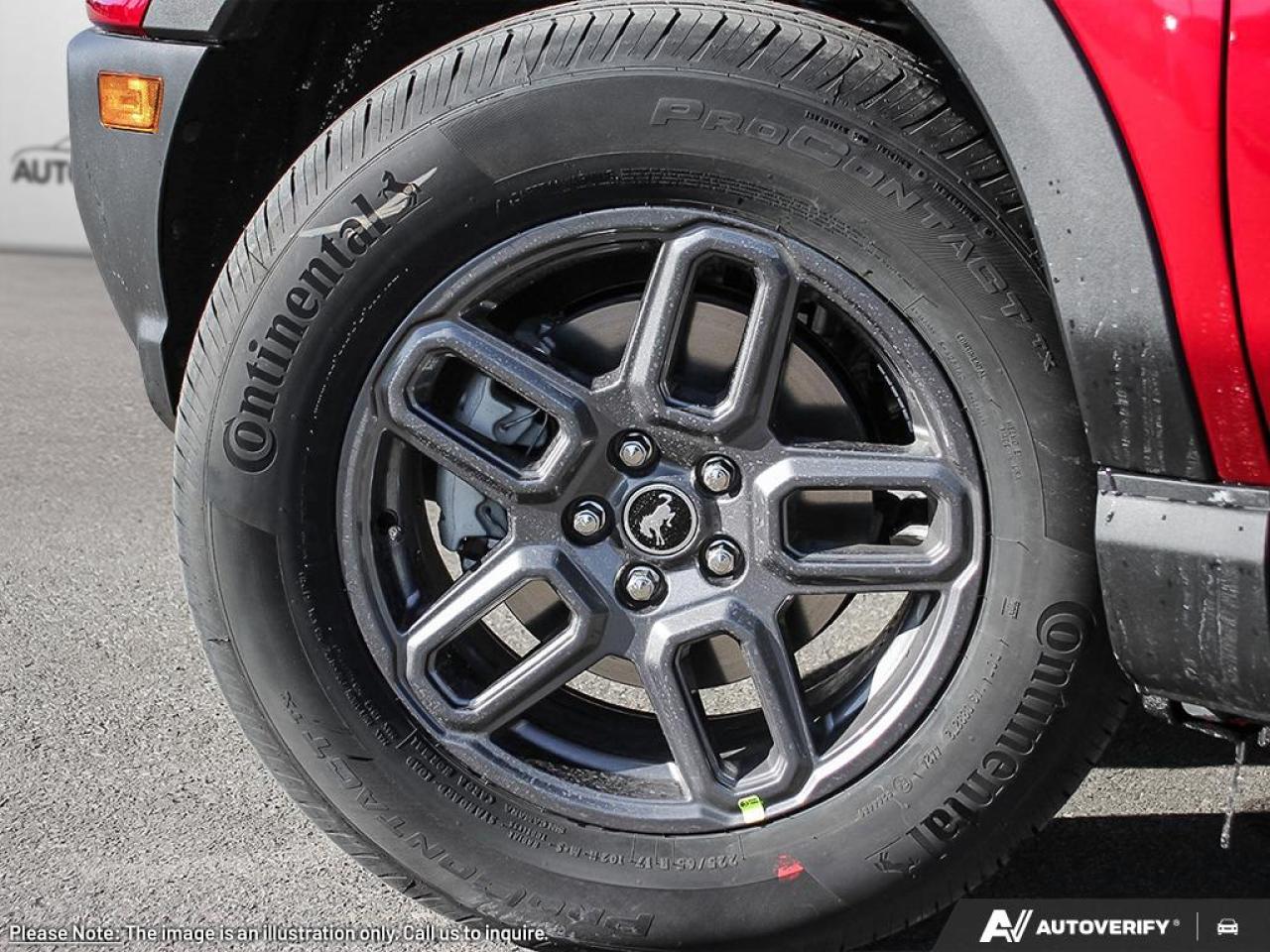 2025 Ford Bronco Sport Big Bend Equipment Group 200A|RUBY RED METALLIC TC|CLOTH W/EASY CLEAN MATERIAL ROAST|ORDER CODE      200A|1.5L ECO ENG|8-SPD AUTO|PWR MOONROOF|BLACK DIAMOND OFF ROAD PKG|CONVENIENCE PKG|FLR LINERS FR-RR W/O CR Photo