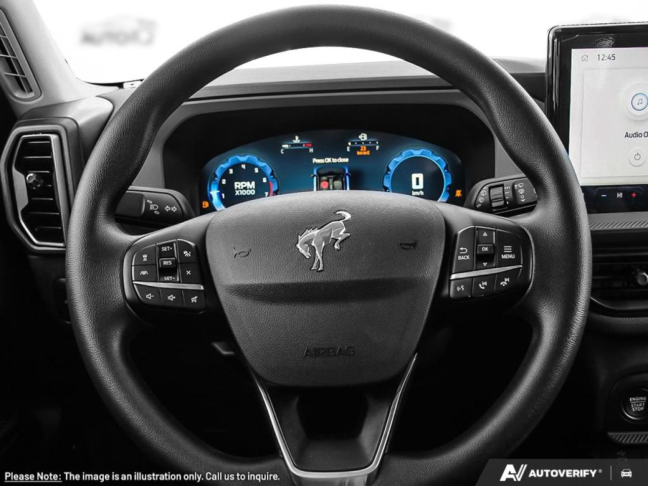 2025 Ford Bronco Sport Big Bend Equipment Group 200A|RUBY RED METALLIC TC|CLOTH W/EASY CLEAN MATERIAL ROAST|ORDER CODE      200A|1.5L ECO ENG|8-SPD AUTO|PWR MOONROOF|BLACK DIAMOND OFF ROAD PKG|CONVENIENCE PKG|FLR LINERS FR-RR W/O CR Photo