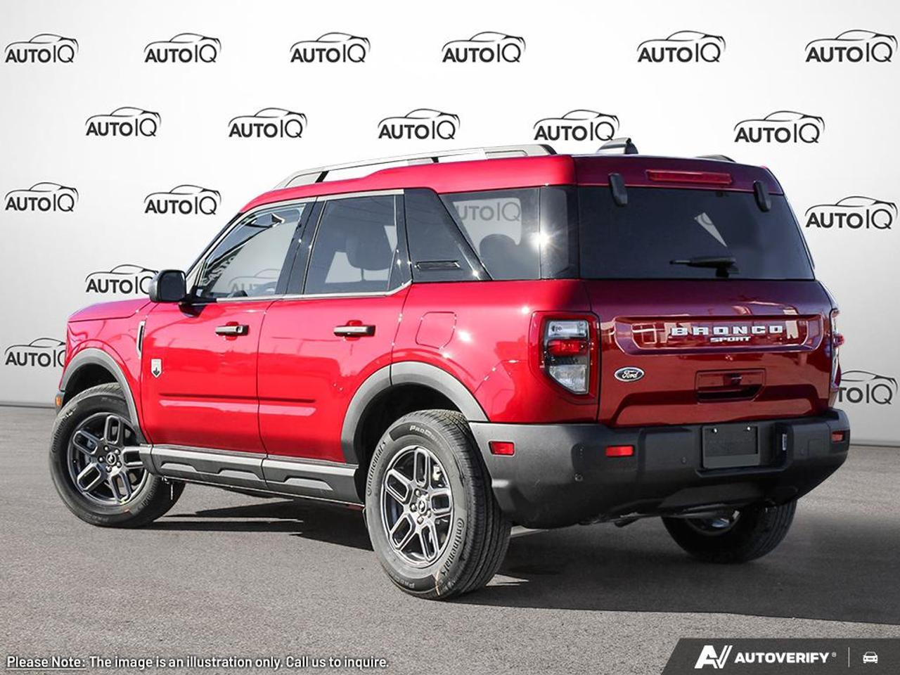 2025 Ford Bronco Sport Big Bend Equipment Group 200A|RUBY RED METALLIC TC|CLOTH W/EASY CLEAN MATERIAL ROAST|ORDER CODE      200A|1.5L ECO ENG|8-SPD AUTO|PWR MOONROOF|BLACK DIAMOND OFF ROAD PKG|CONVENIENCE PKG|FLR LINERS FR-RR W/O CR Photo3