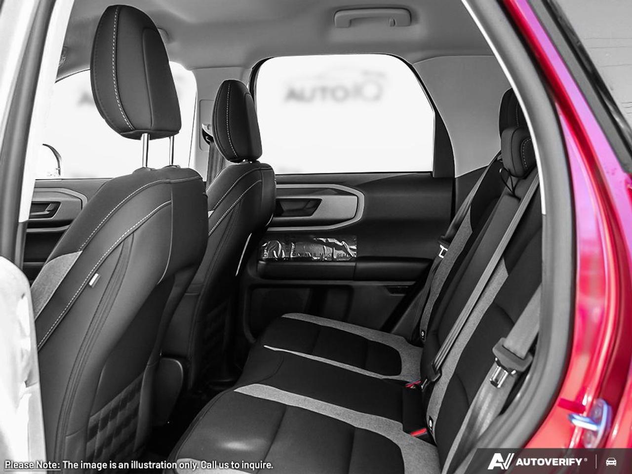 2025 Ford Bronco Sport Big Bend Equipment Group 200A|RUBY RED METALLIC TC|CLOTH W/EASY CLEAN MATERIAL ROAST|ORDER CODE      200A|1.5L ECO ENG|8-SPD AUTO|PWR MOONROOF|BLACK DIAMOND OFF ROAD PKG|CONVENIENCE PKG|FLR LINERS FR-RR W/O CR Photo