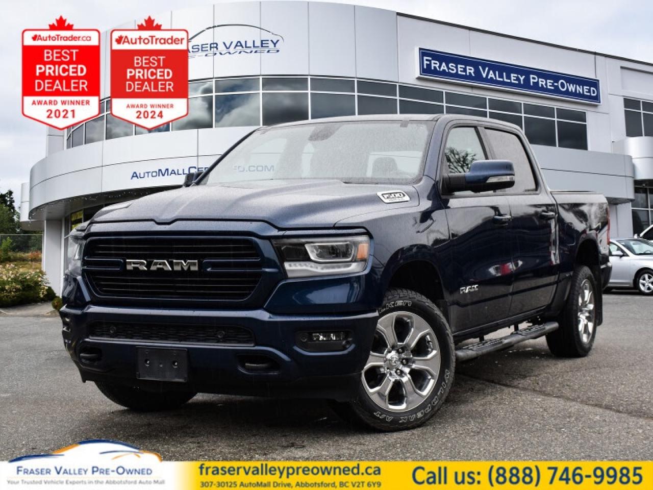 Used 2020 RAM 1500 Big Horn  - $174.77 /Wk - Low Mileage for sale in Abbotsford, BC